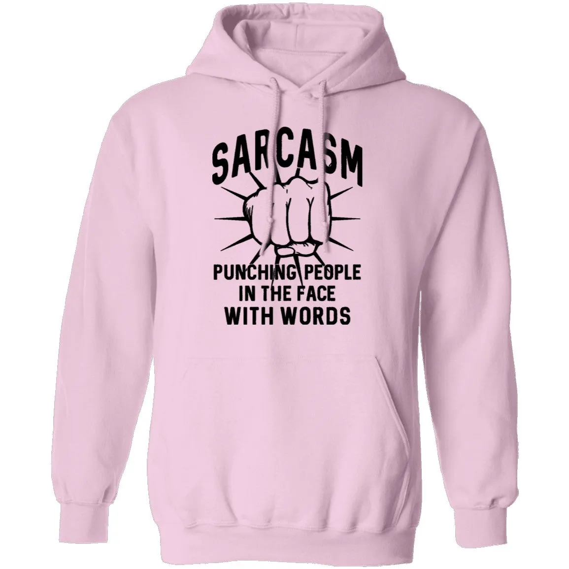 Sarcasm Punching People In The Face With Words T-Shirt