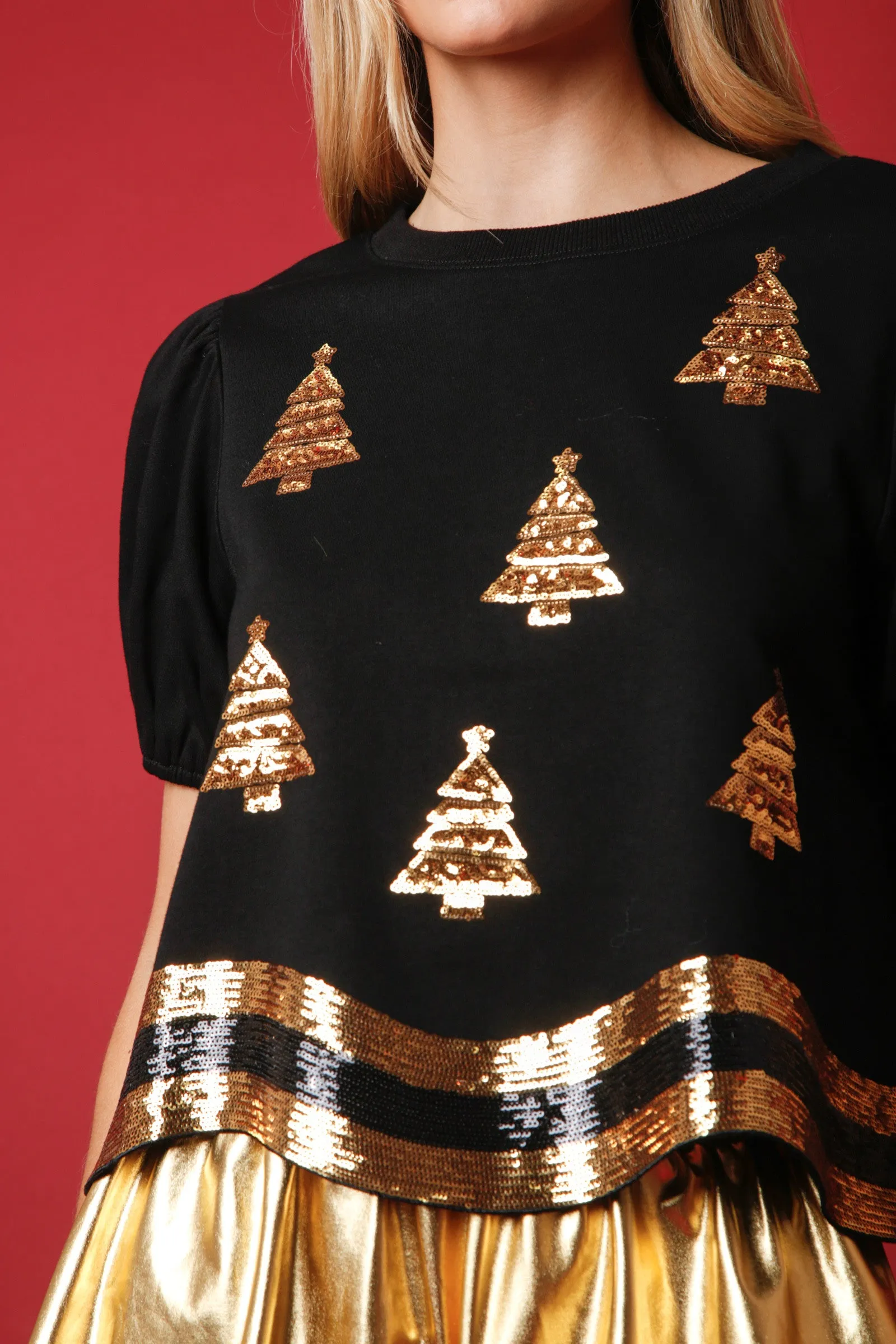 Sequin Christmas Tree Tee