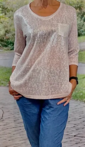 Sequin Pocket Top (LST22-49)