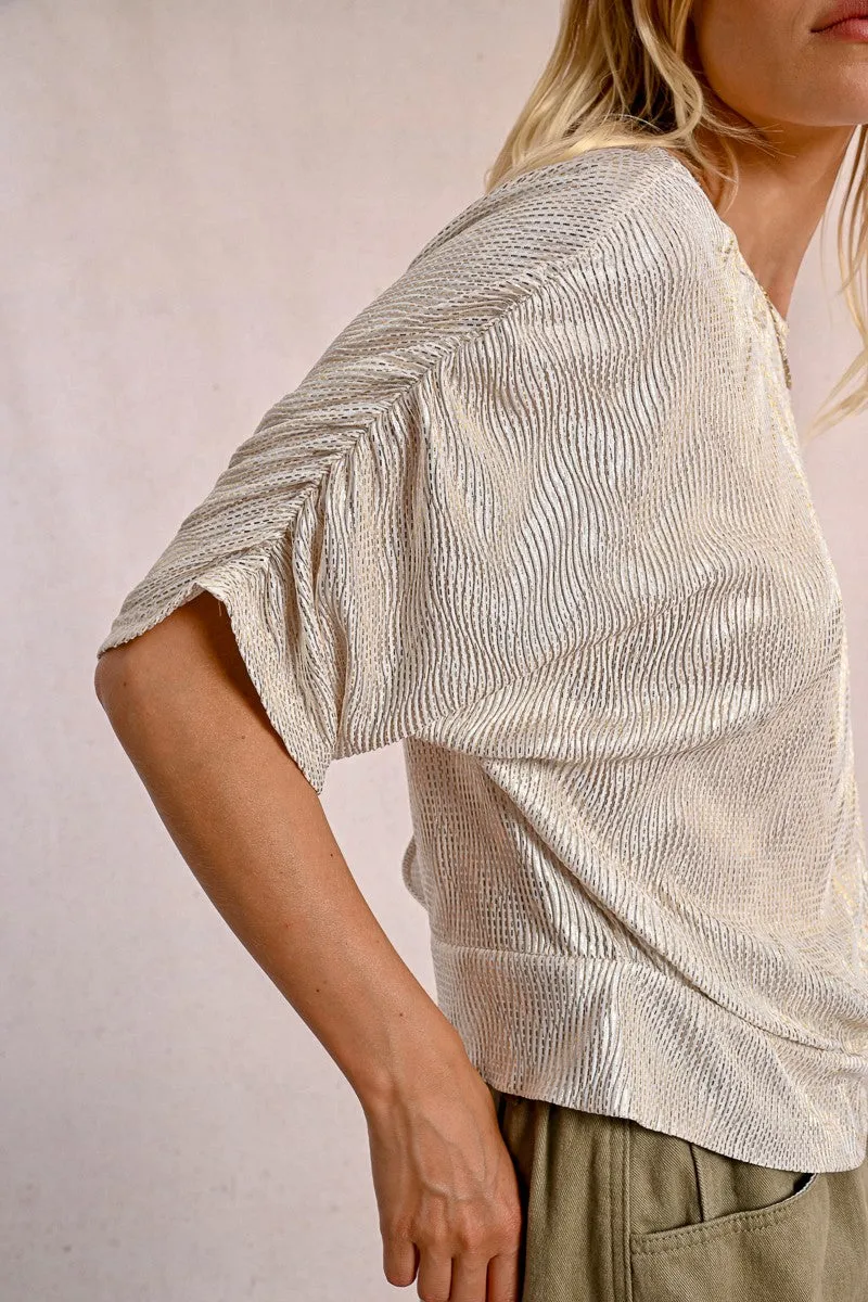 SEQUIN TOP, OPEN BACK