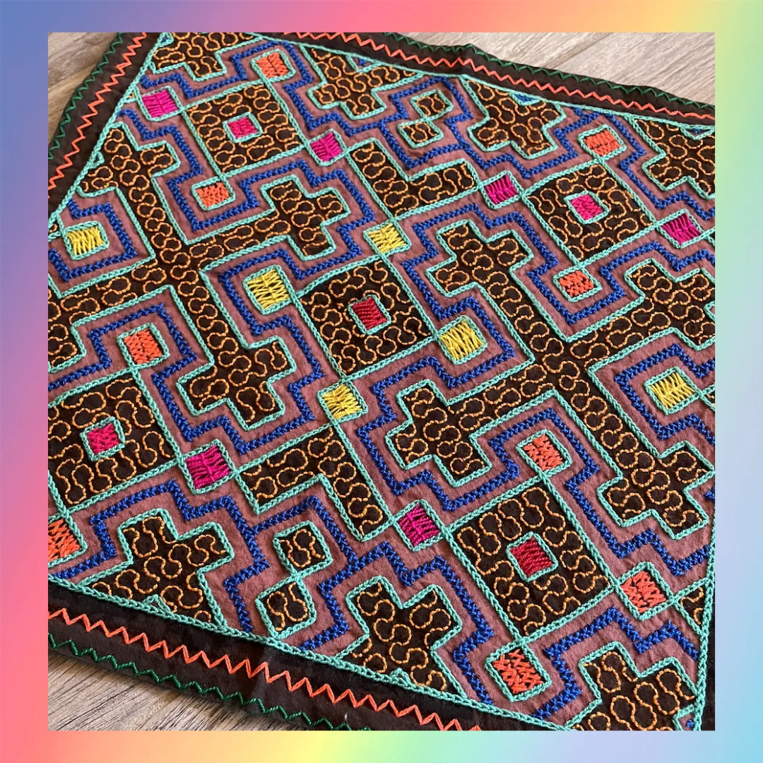 Shipibo Altar Cloth Kene Rao