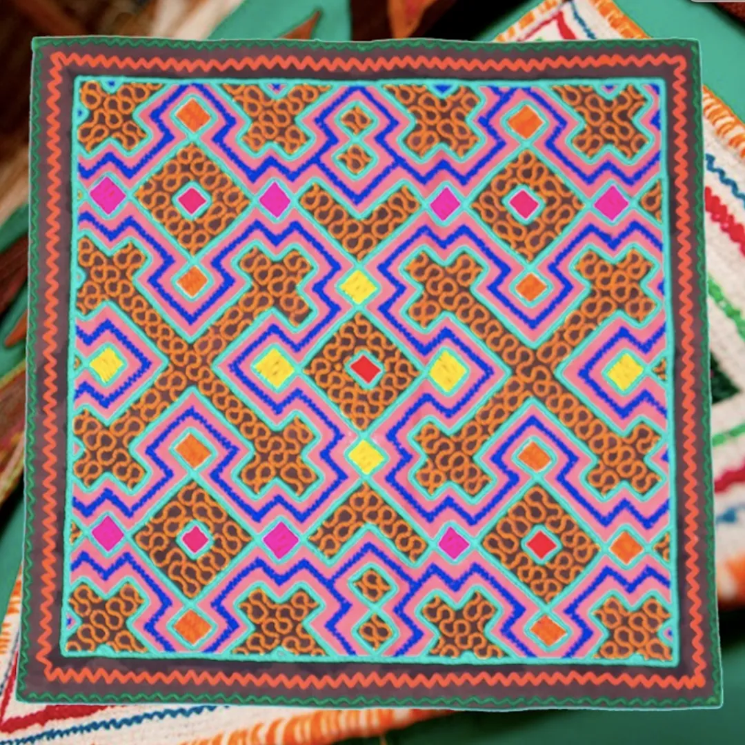 Shipibo Altar Cloth Kene Rao