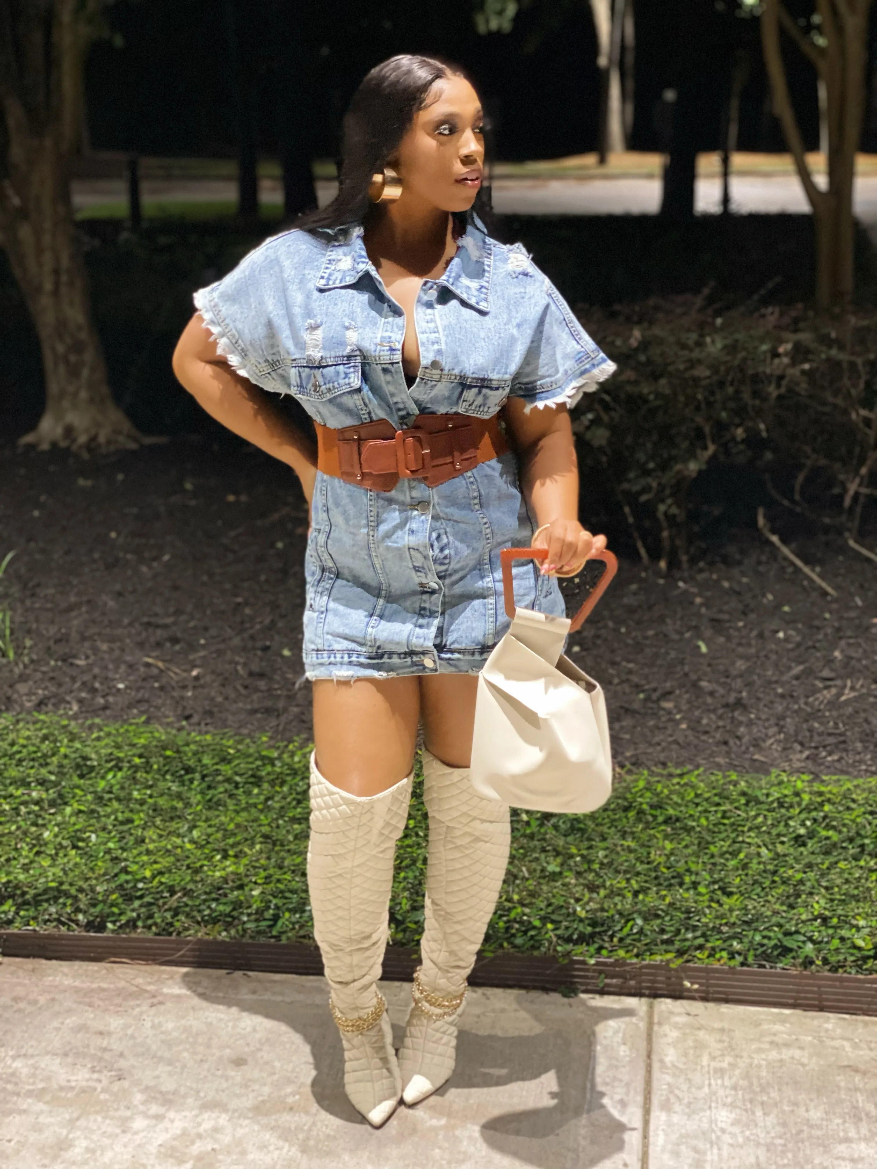 Shopaholic (Denim Top)