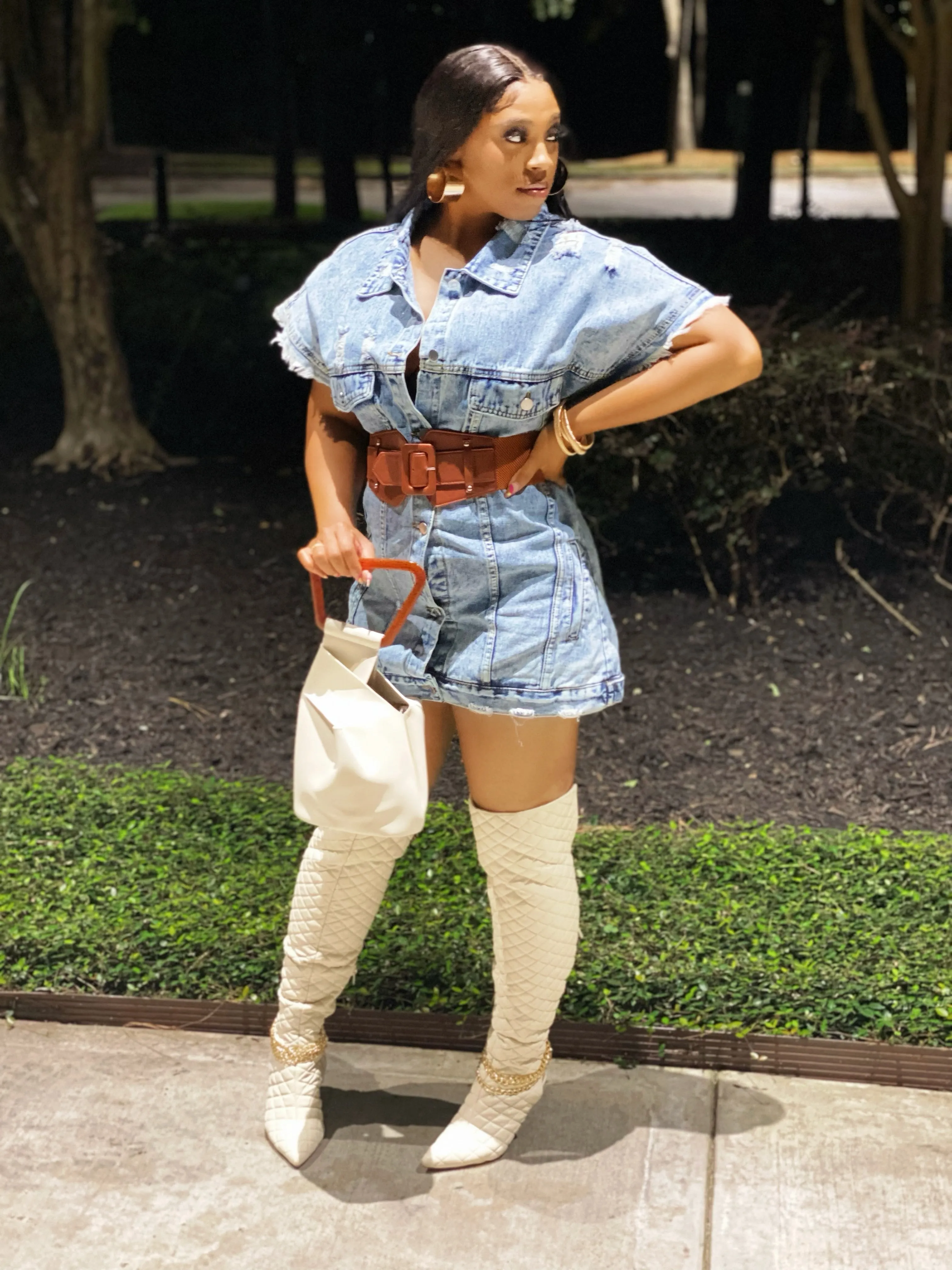 Shopaholic (Denim Top)