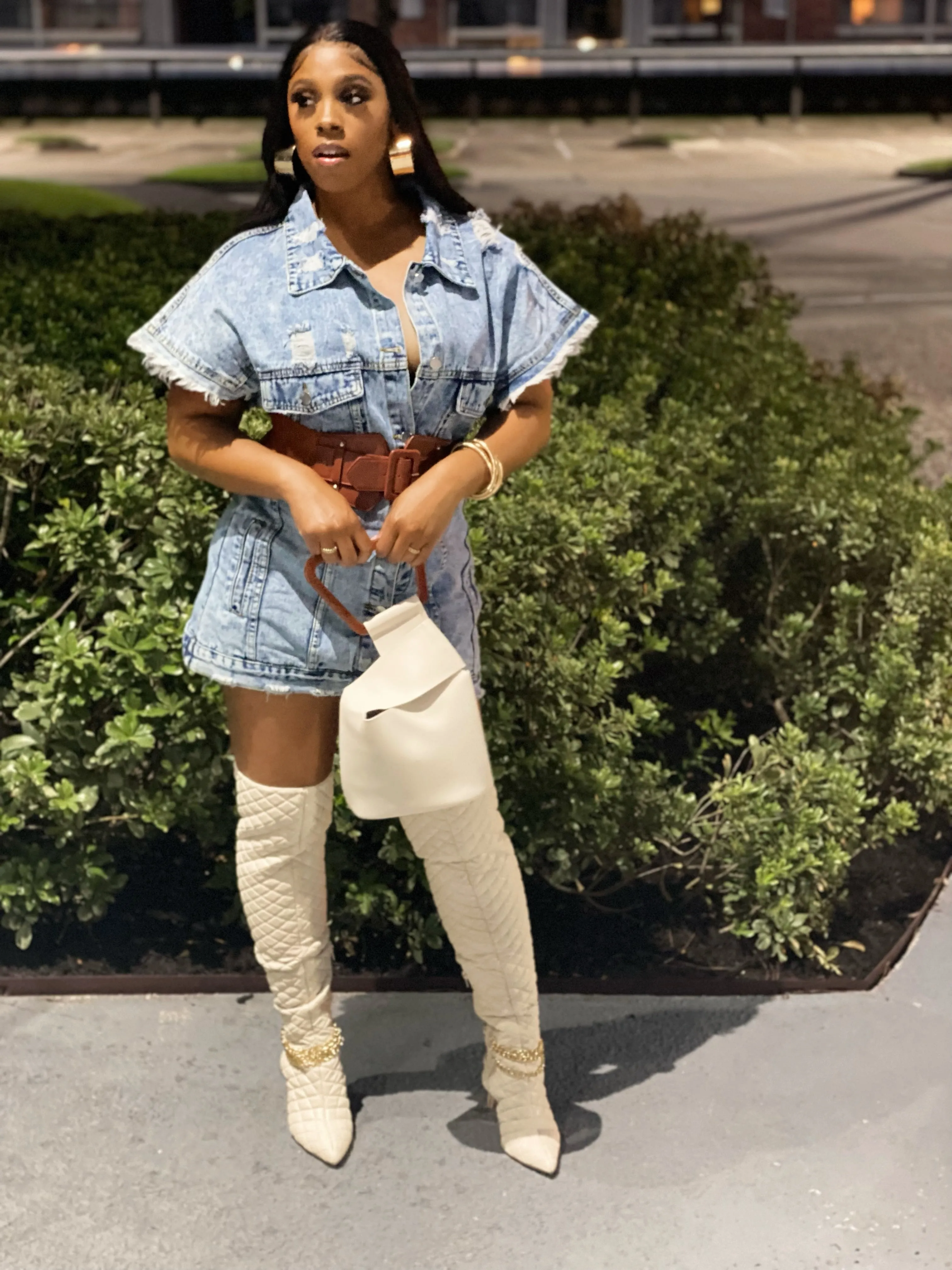 Shopaholic (Denim Top)