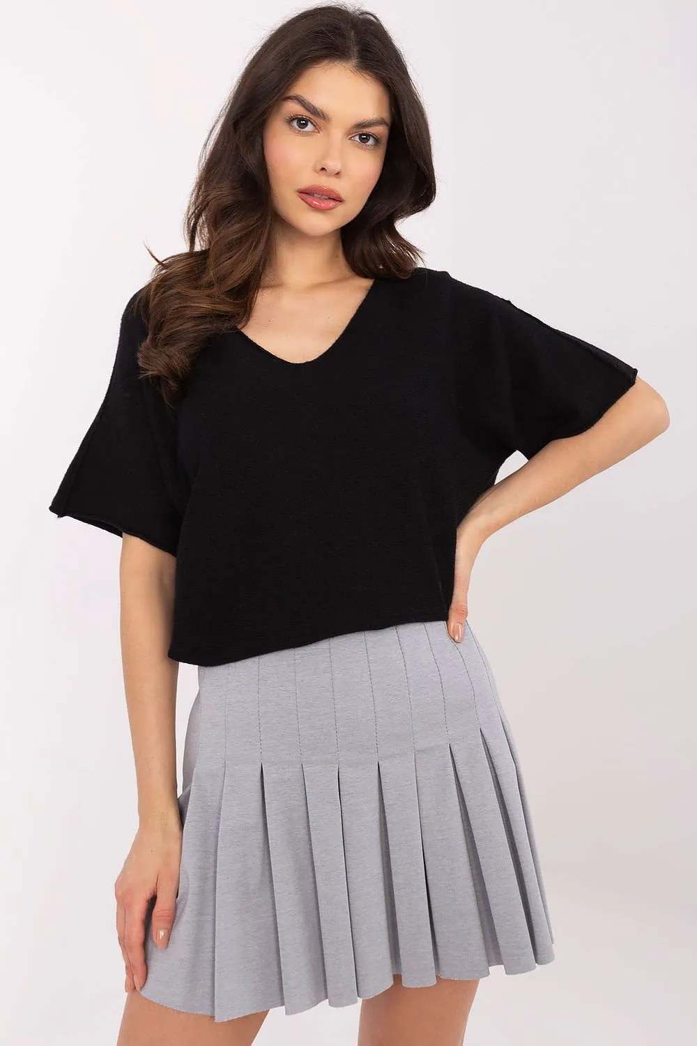 Short sleeve sweater model 209991 Italy Moda