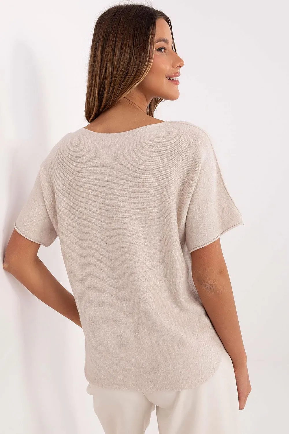 Short sleeve sweater model 209991 Italy Moda