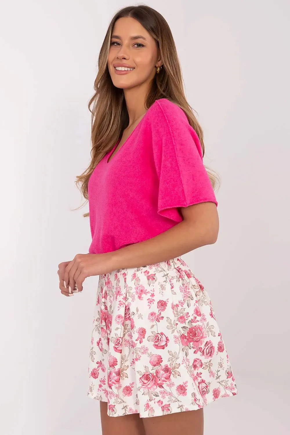 Short sleeve sweater model 209991 Italy Moda