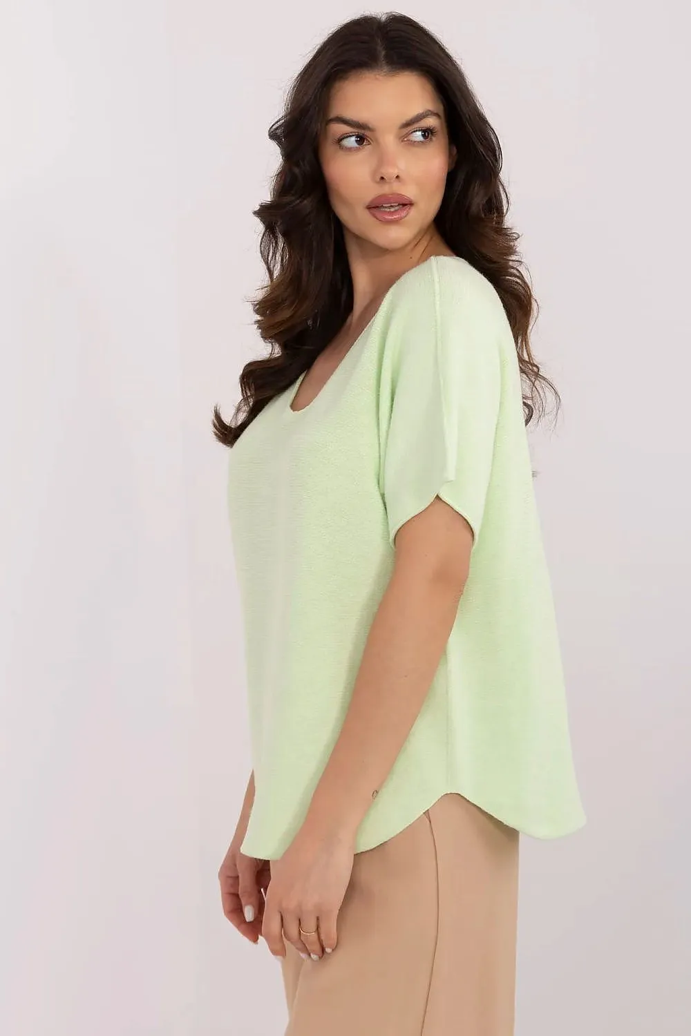 Short sleeve sweater model 209991 Italy Moda