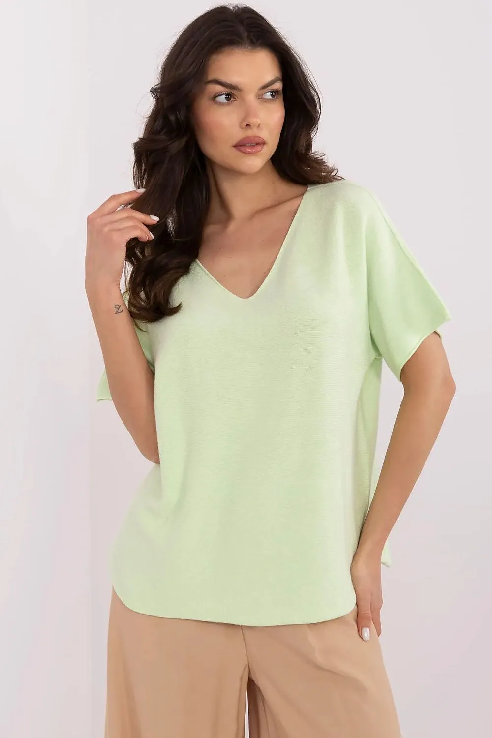 Short sleeve sweater model 209991 Italy Moda