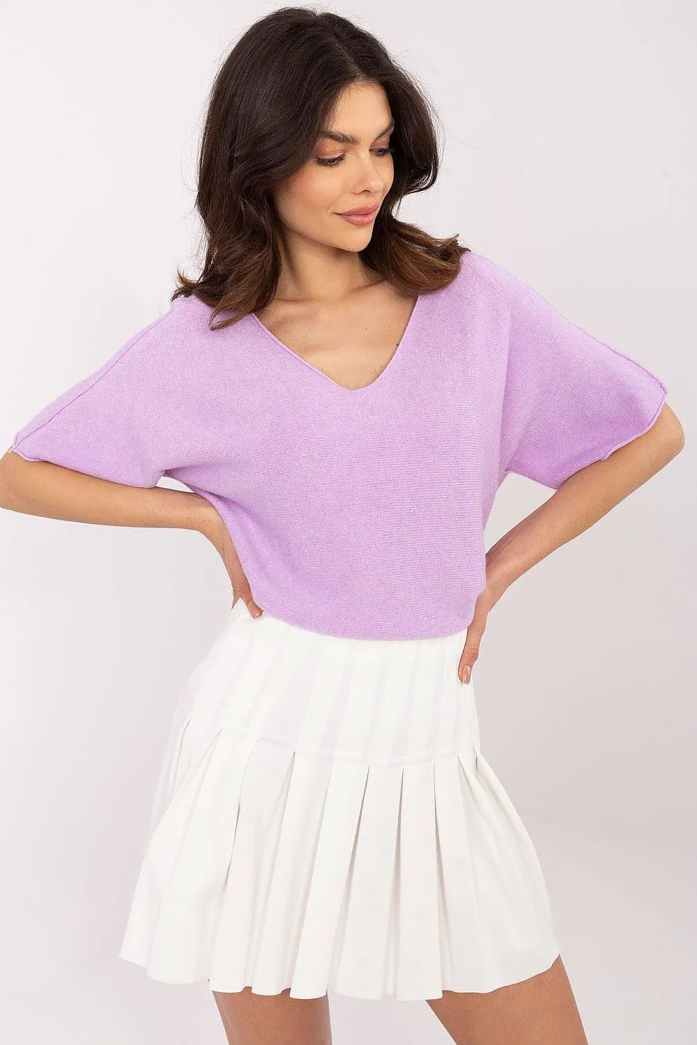 Short sleeve sweater model 209991 Italy Moda