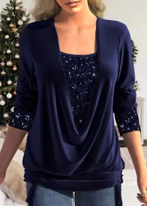 Sienna - Glitter Sequin Blouse