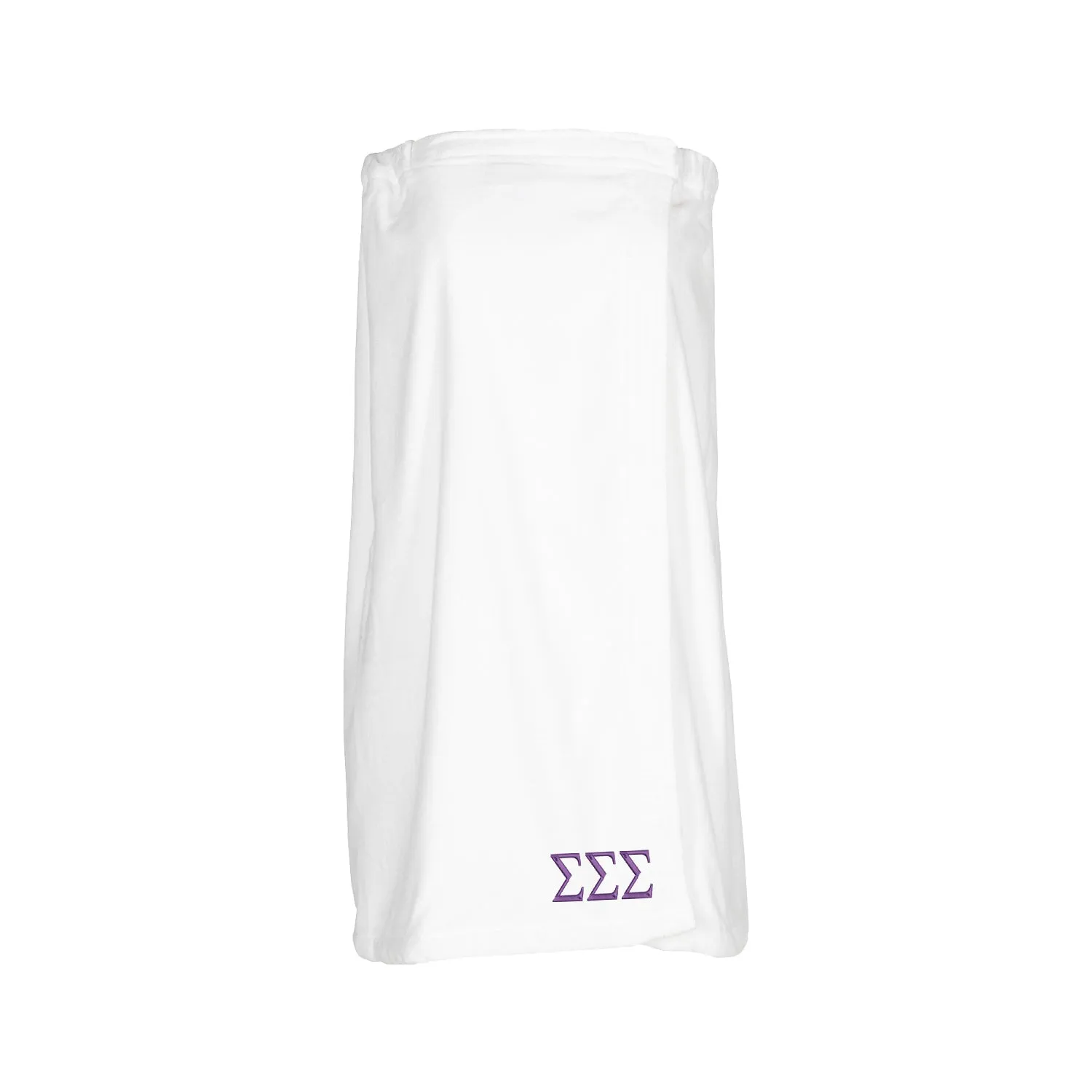 Sigma Sigma Sigma Terry Velour Spa Wrap