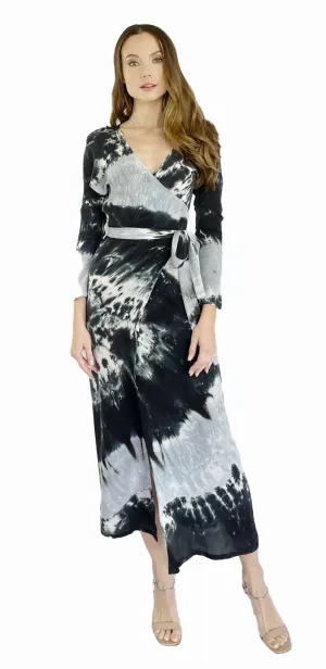 Silk Wrap Maxi