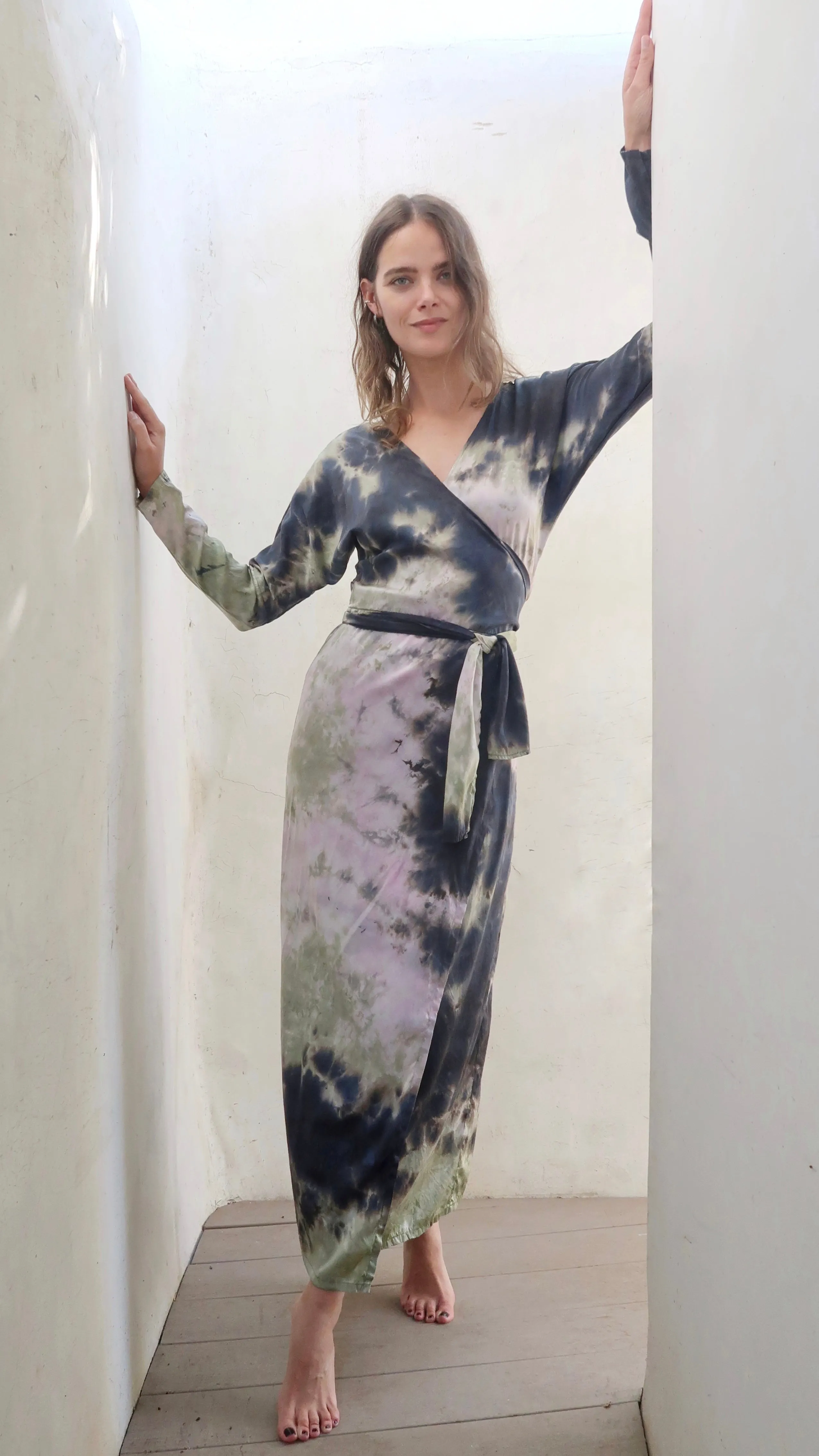 Silk Wrap Maxi