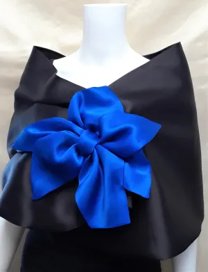 Silk Wrap with Bow