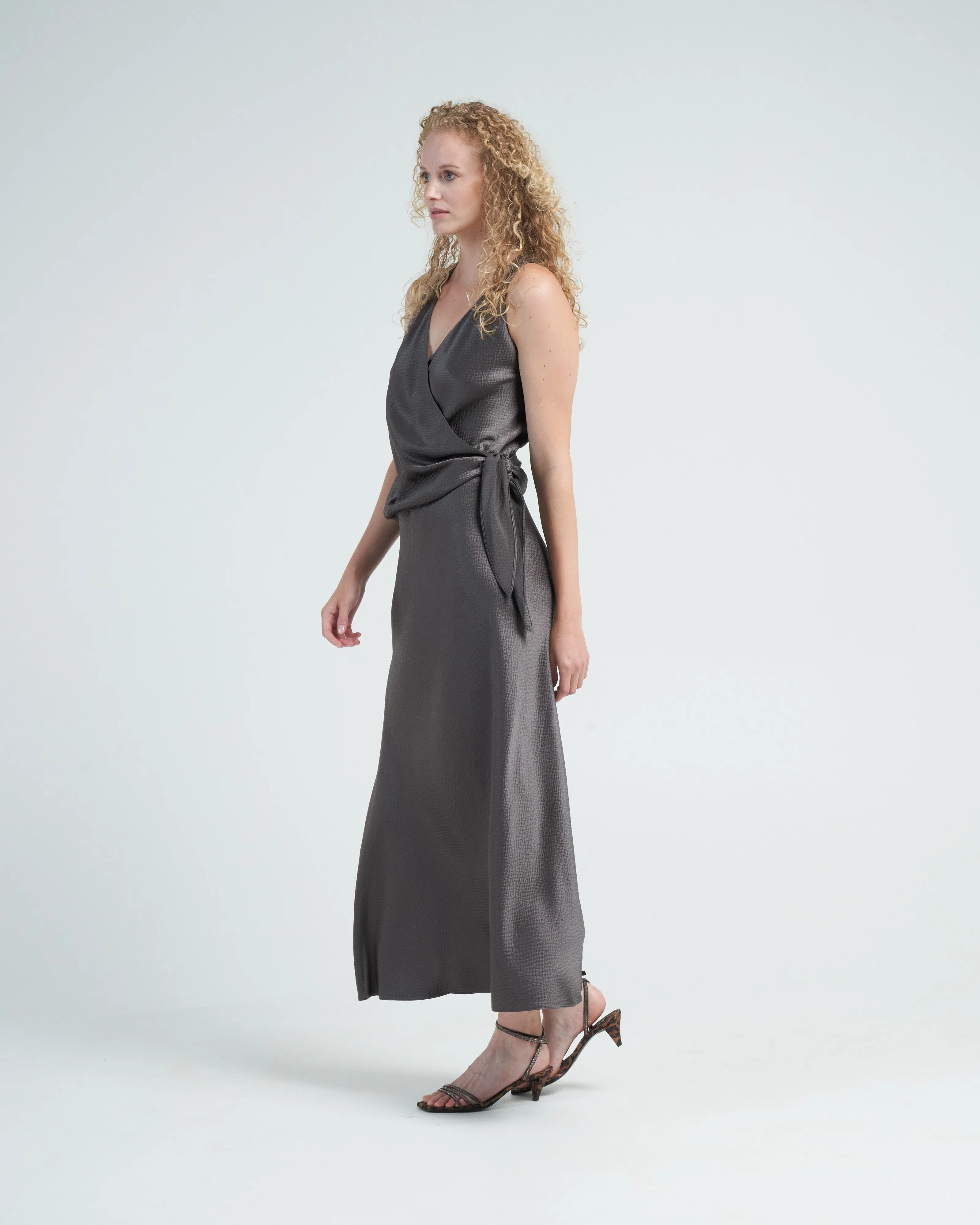 sketch dress - charcoal