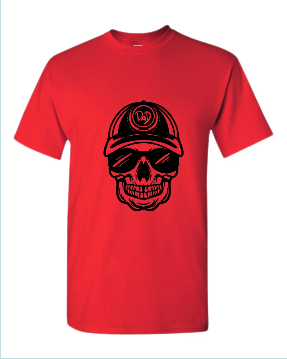 Skull t-shirt dad tees