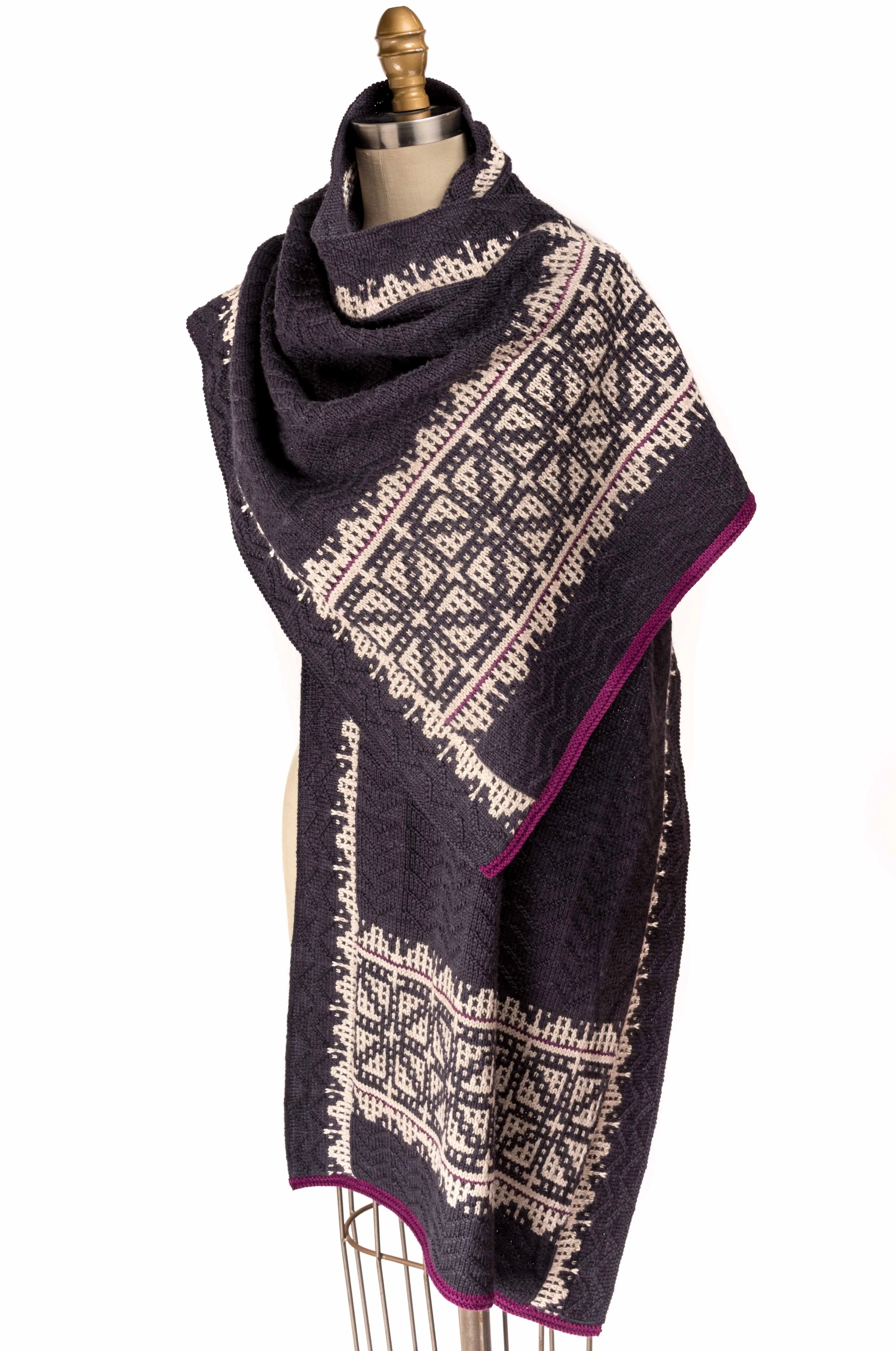 Skyline Stole PDF Knitting Pattern