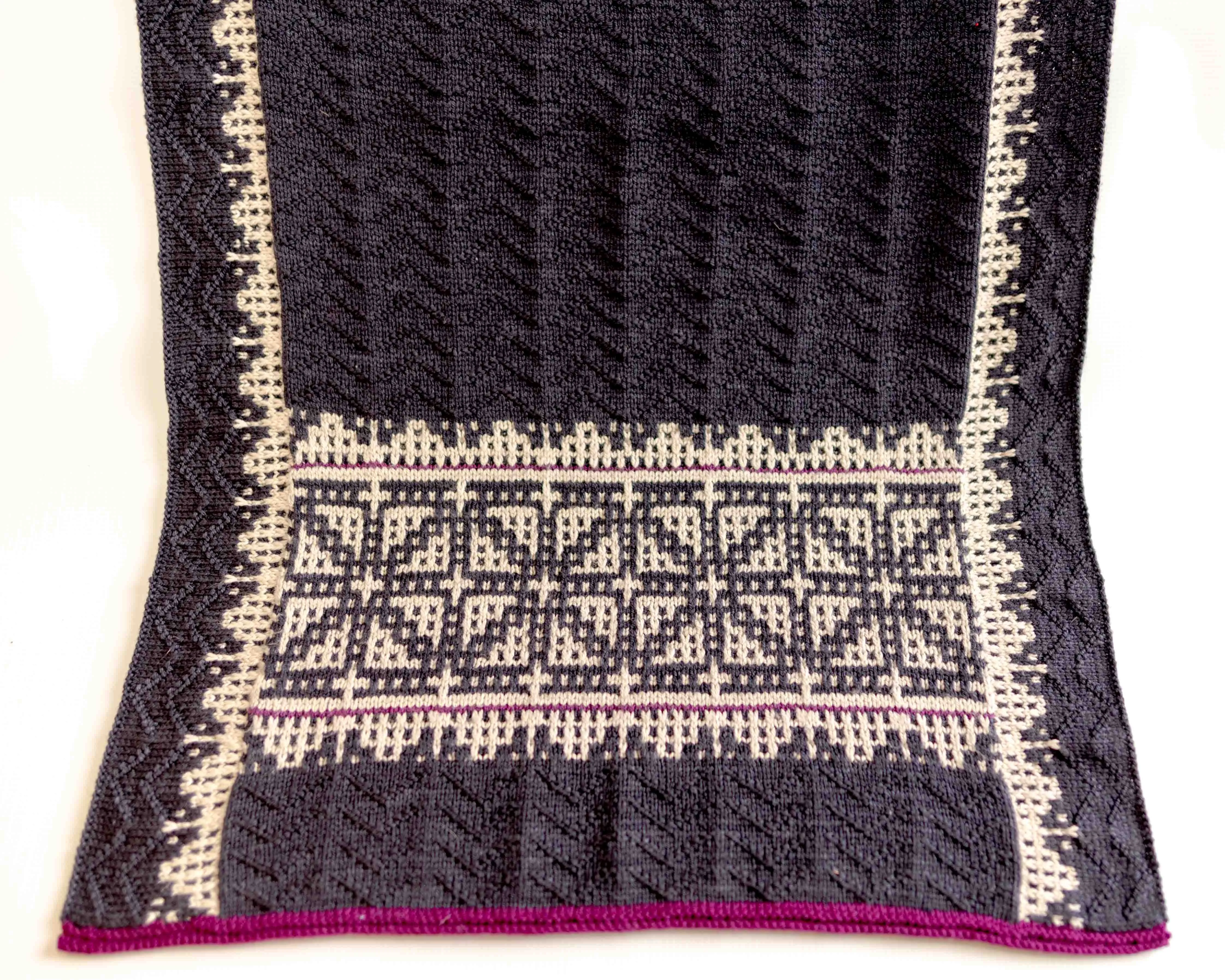Skyline Stole PDF Knitting Pattern
