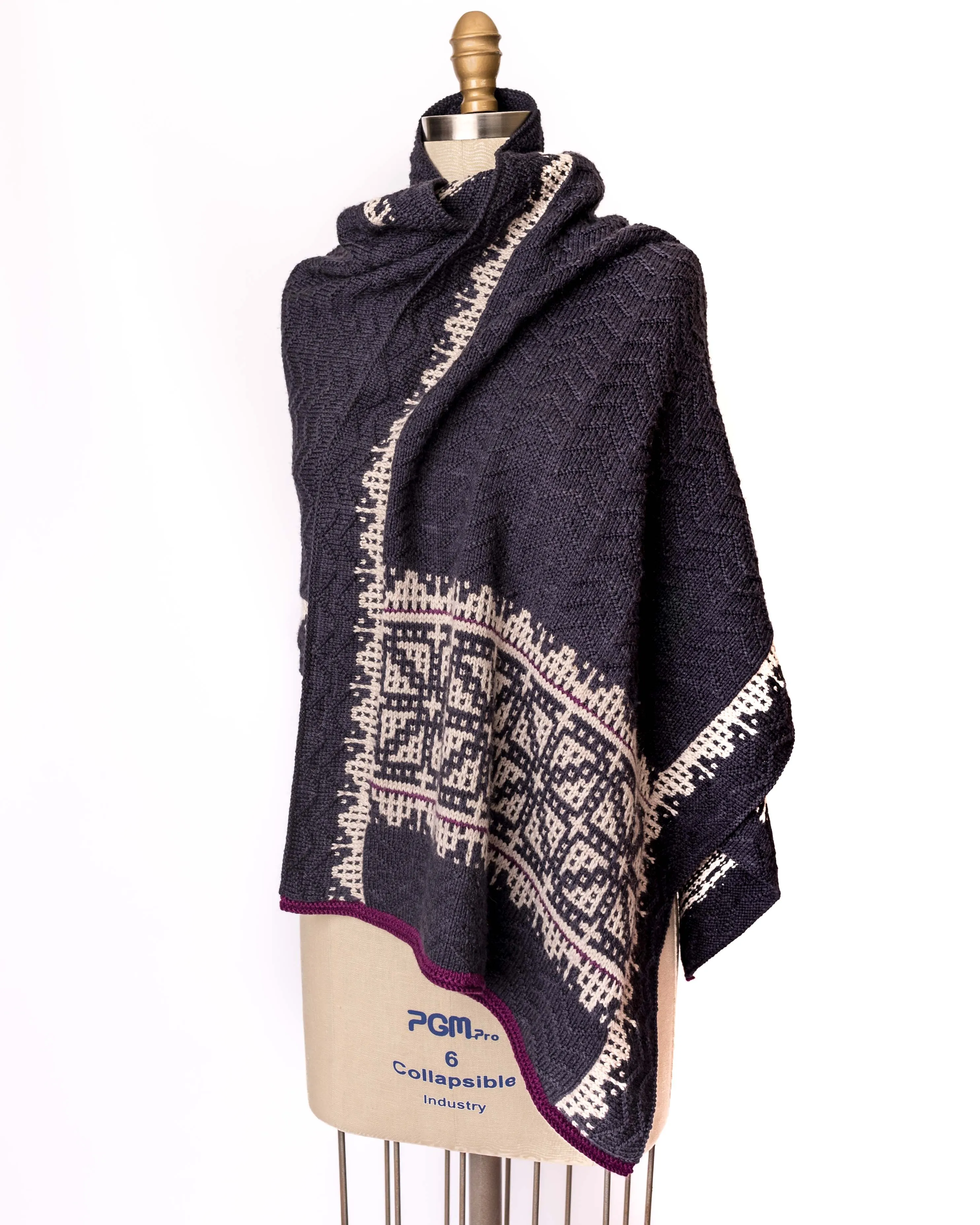 Skyline Stole PDF Knitting Pattern