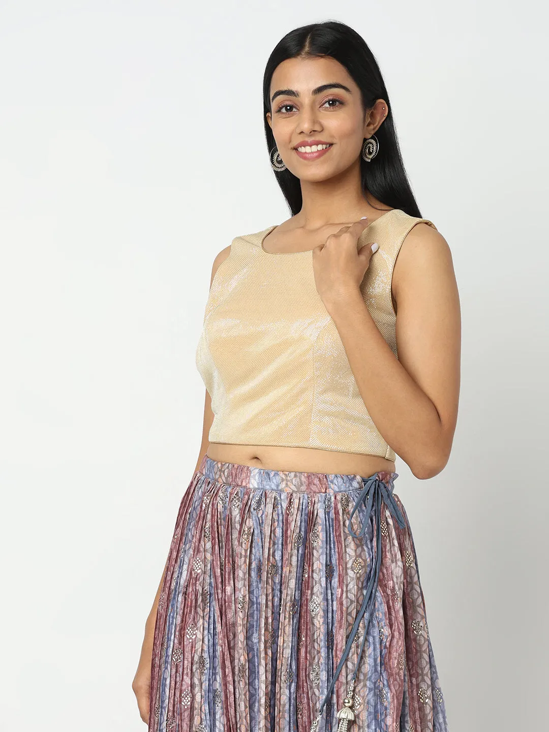 Slim fit Embroidered Top