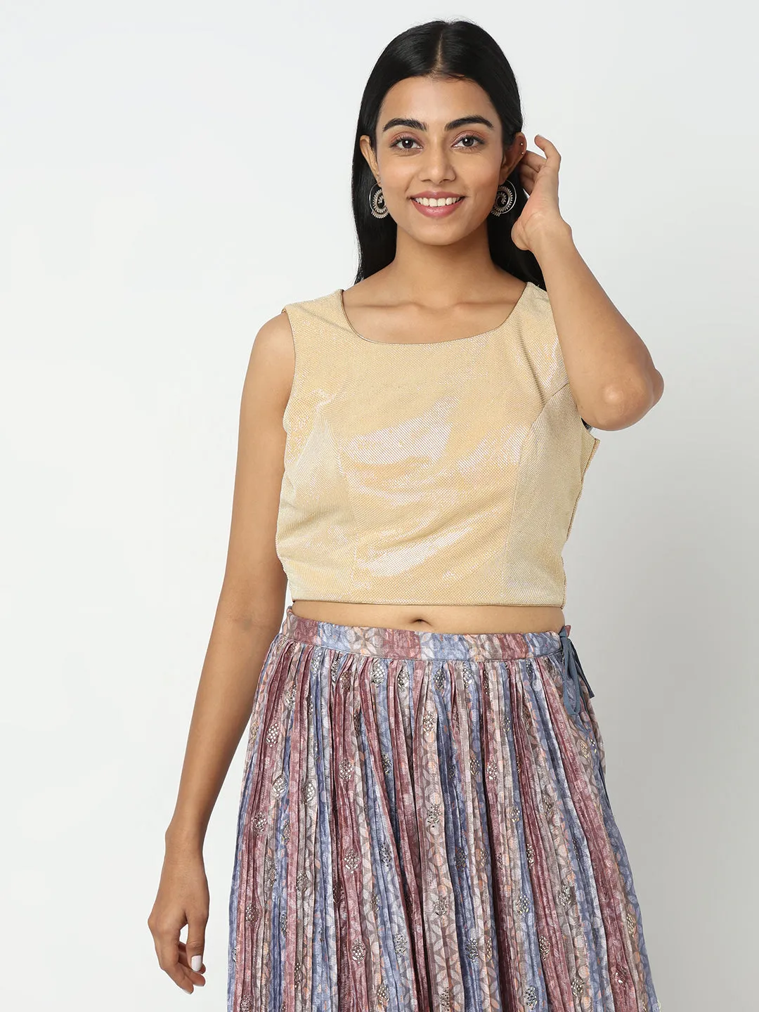 Slim fit Embroidered Top