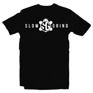SlowGrind™️ Original Tee (Black/ White)