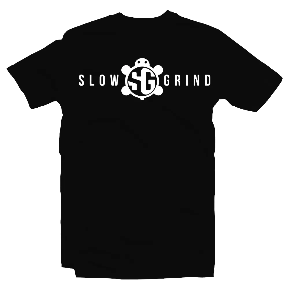 SlowGrind™️ Original Tee (Black/ White)