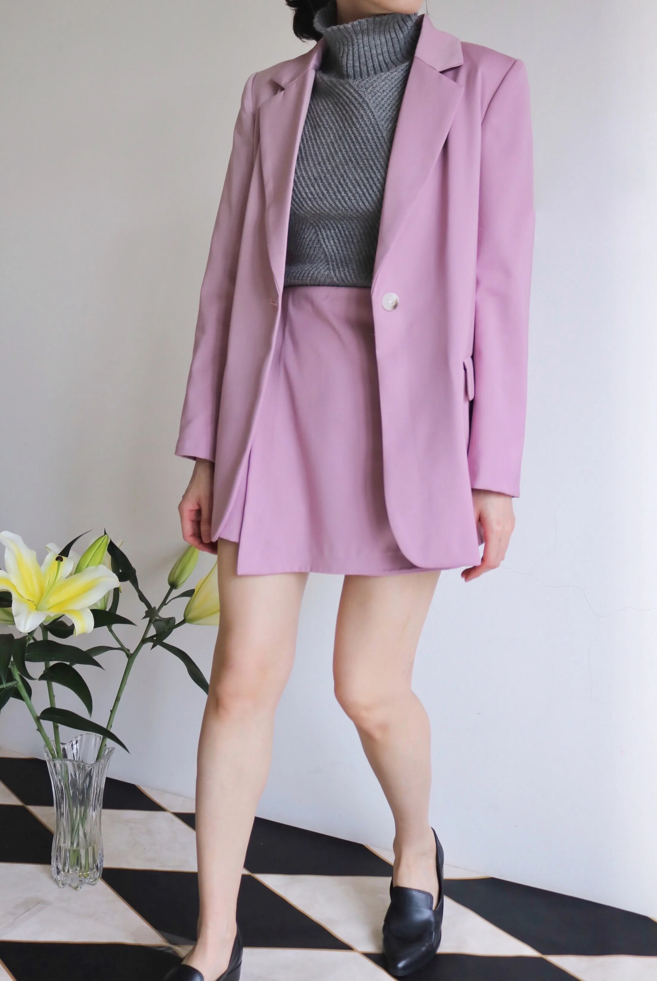 Soho suit set {lilac} sold out