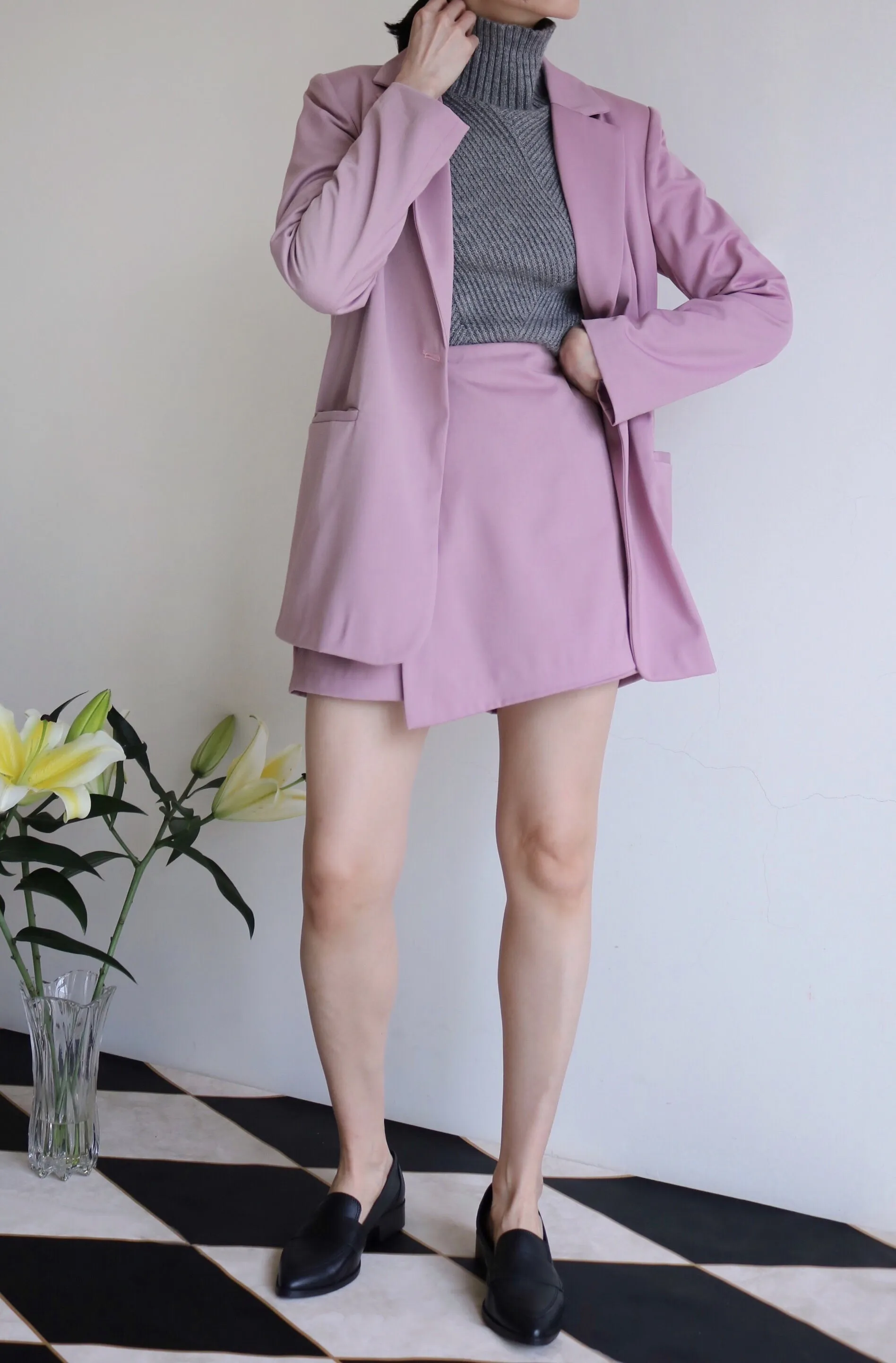 Soho suit set {lilac} sold out