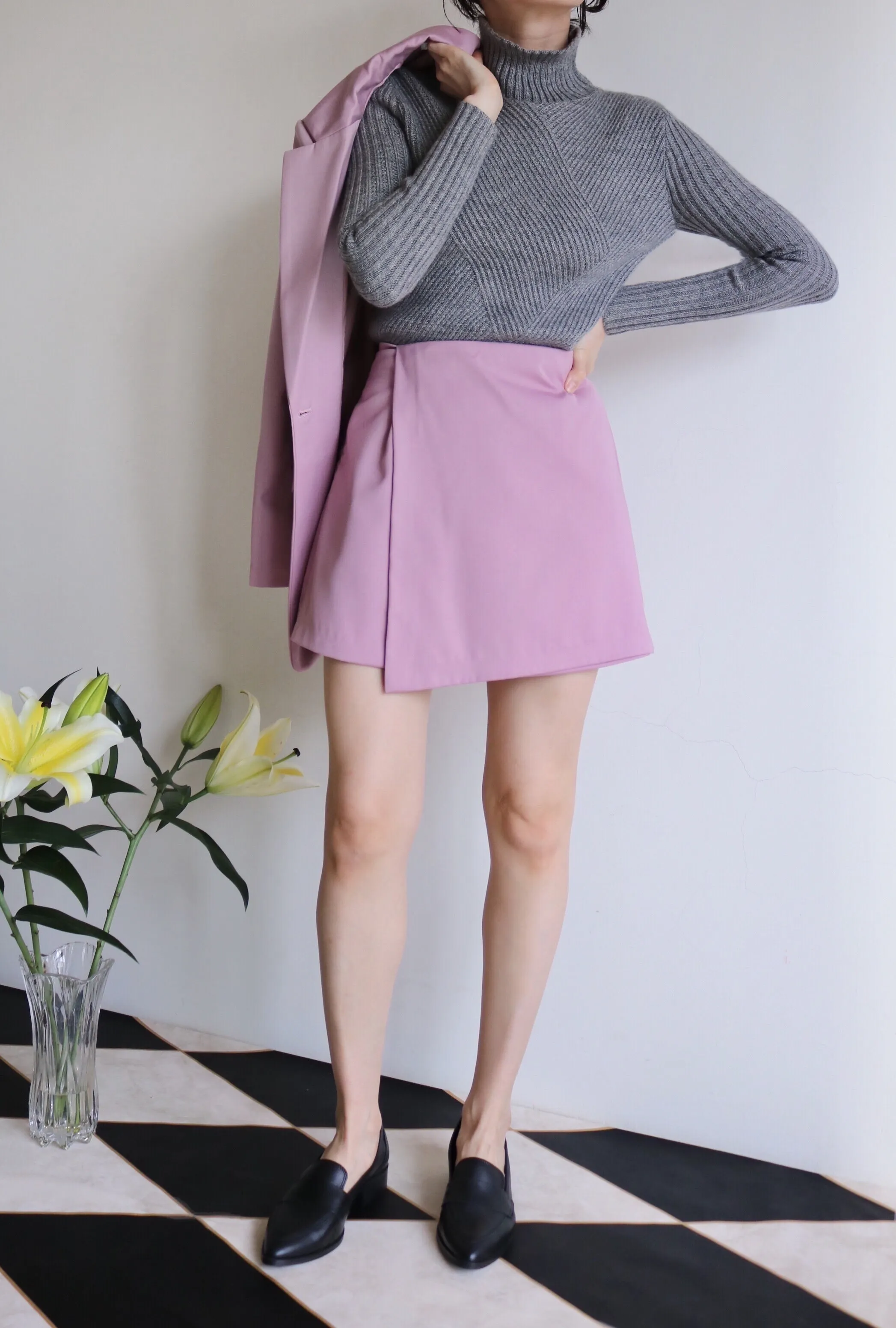 Soho suit set {lilac} sold out