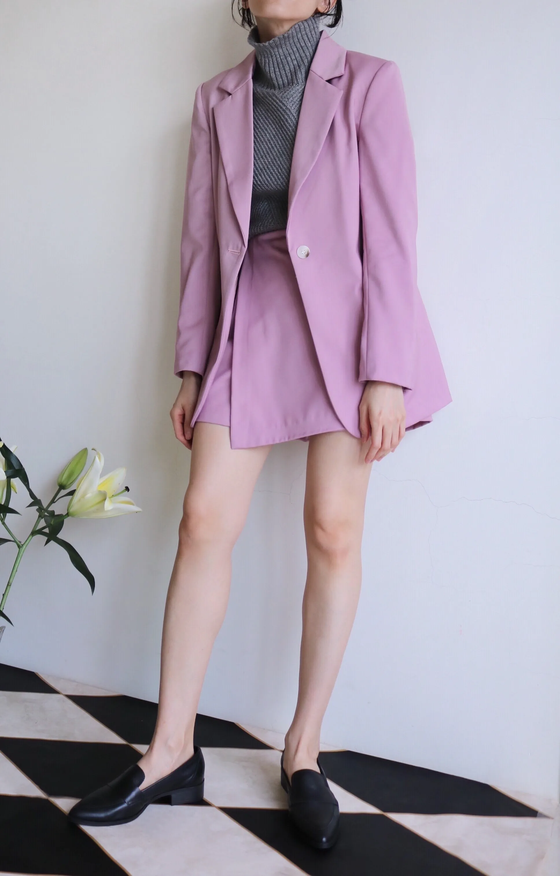 Soho suit set {lilac} sold out