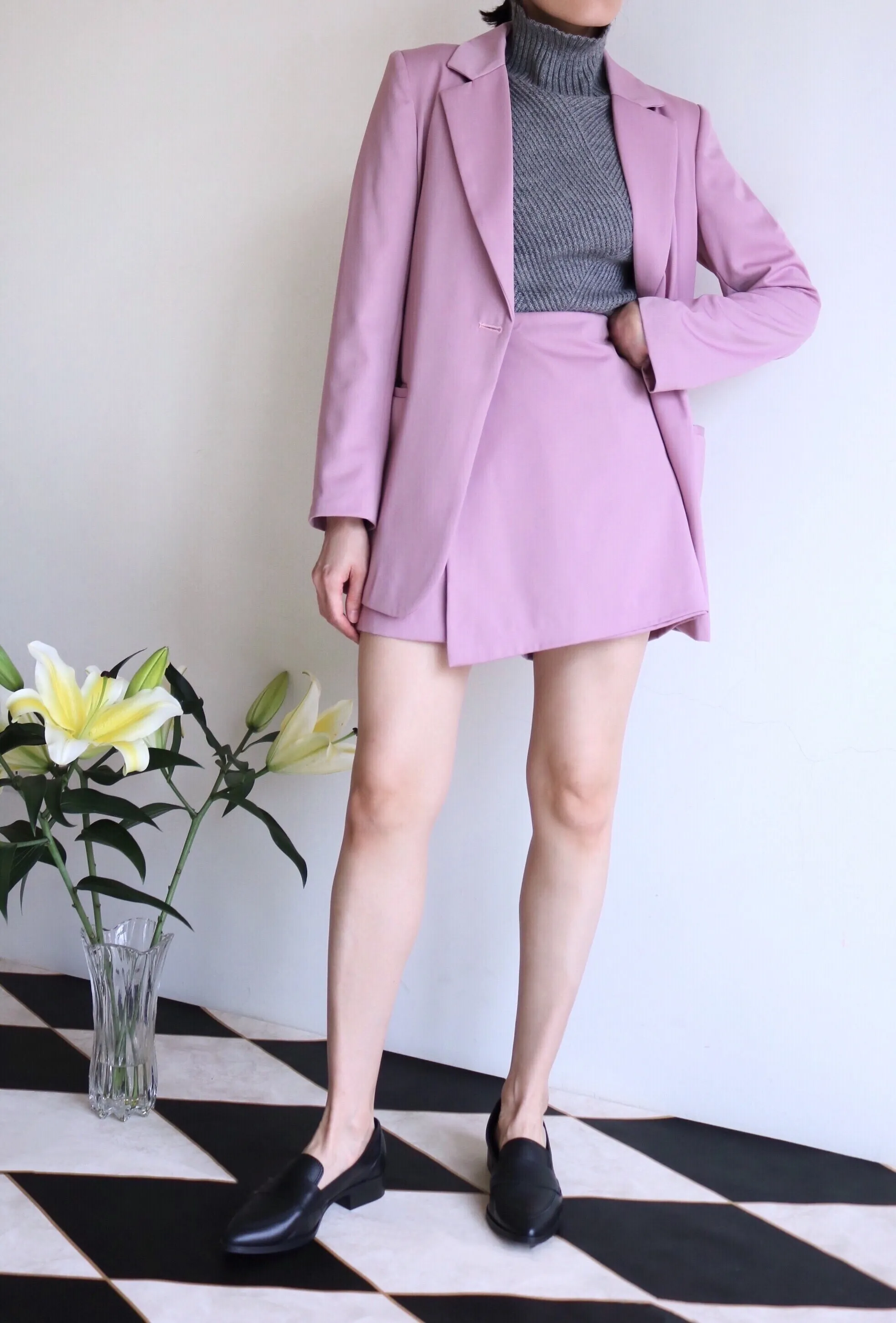Soho suit set {lilac} sold out