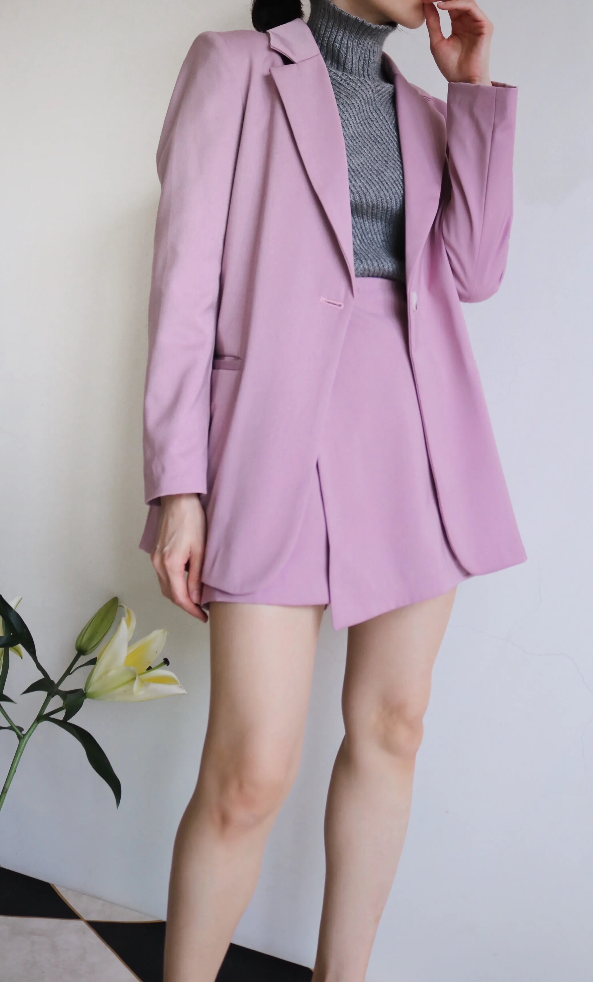 Soho suit set {lilac} sold out