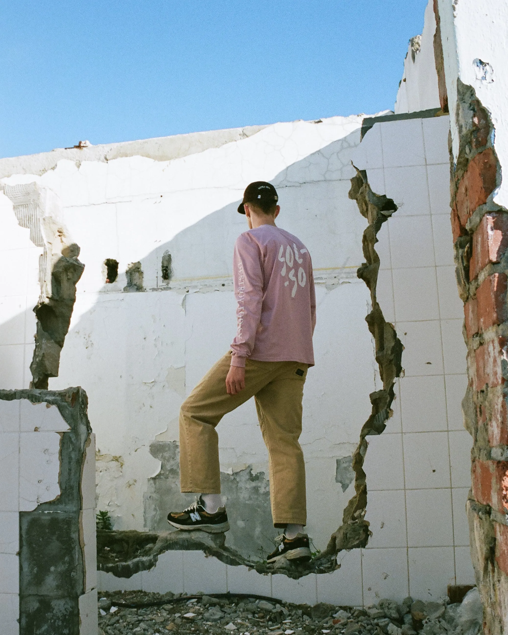 Sol Sol - Classic Logo Long Sleeve - Dusty Pink