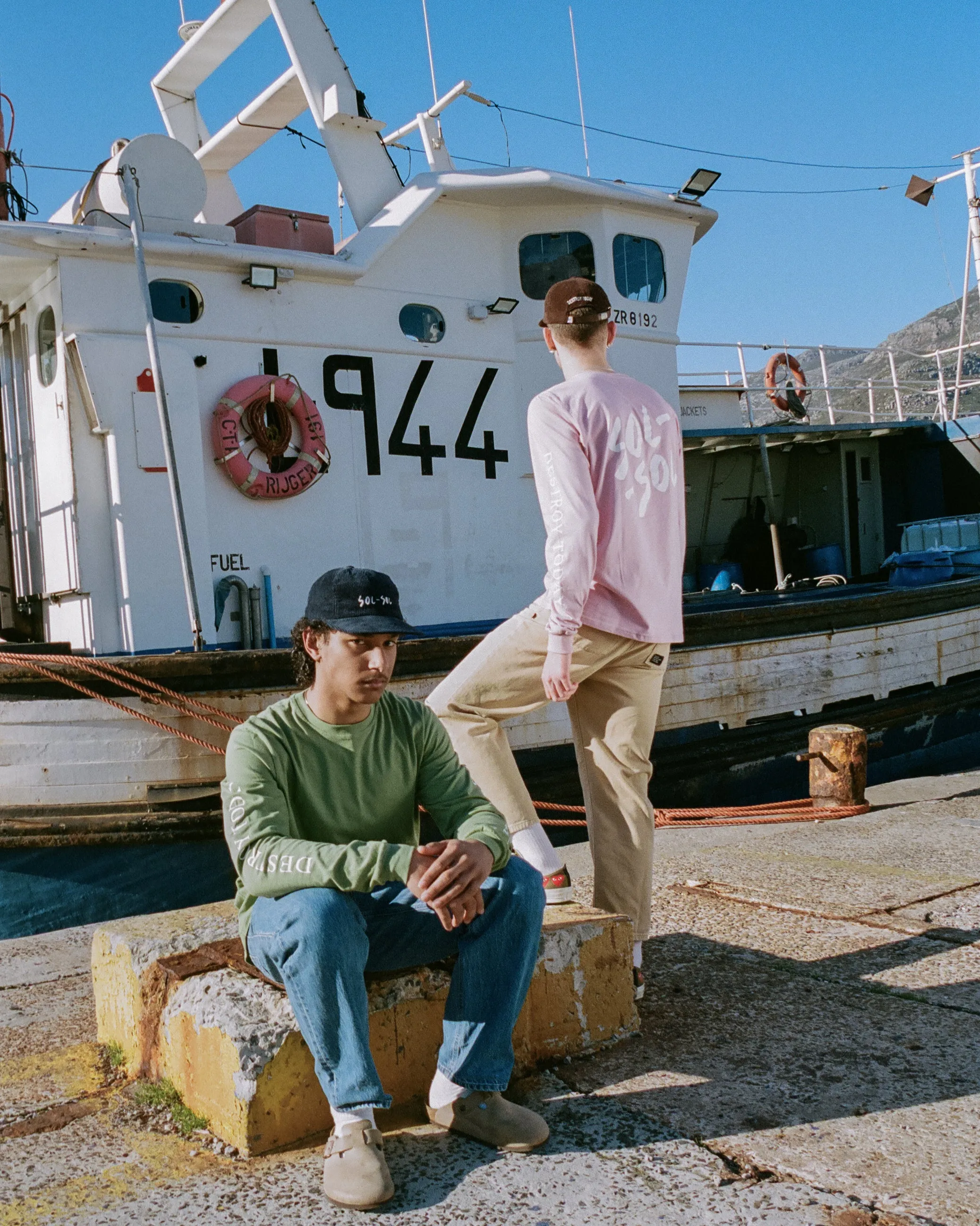 Sol Sol - Classic Logo Long Sleeve - Dusty Pink