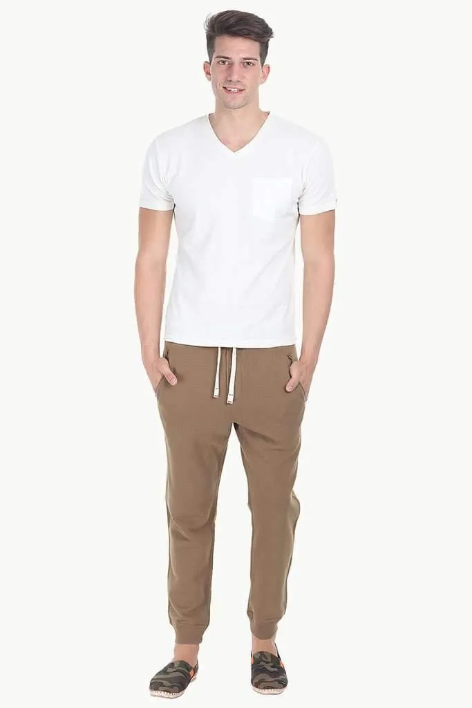 Solid Heather V Neck Super Soft T-Shirt
