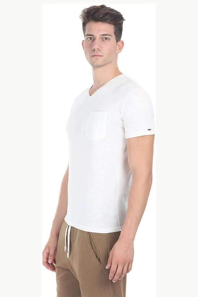 Solid Heather V Neck Super Soft T-Shirt