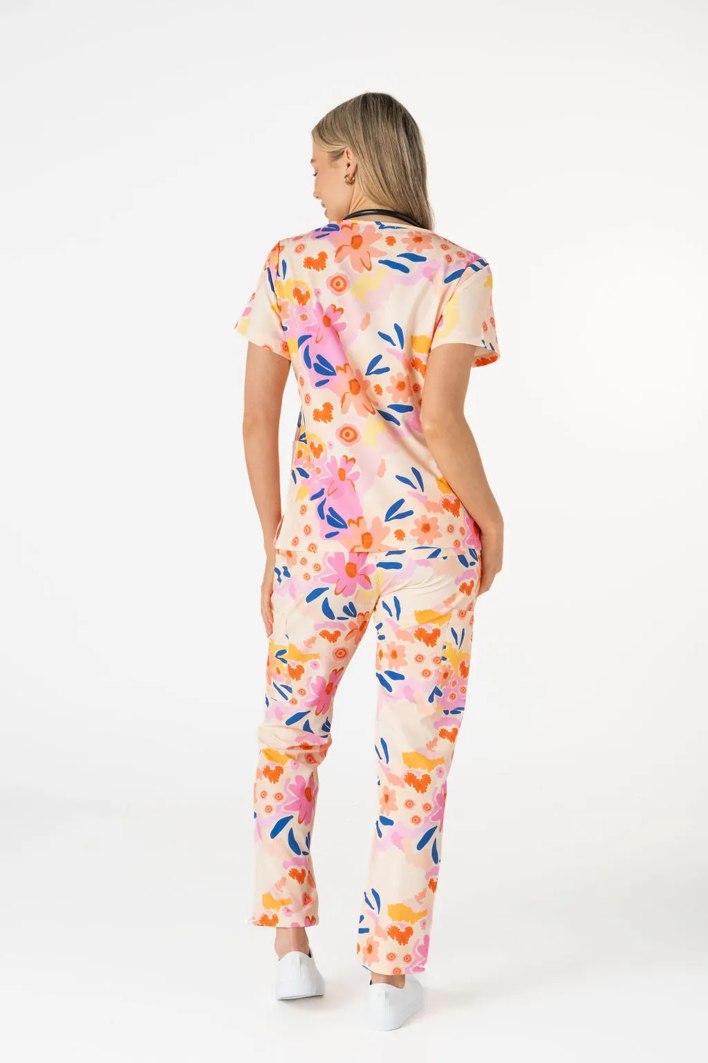 Spring Bloom Scrub Set (Cotton)