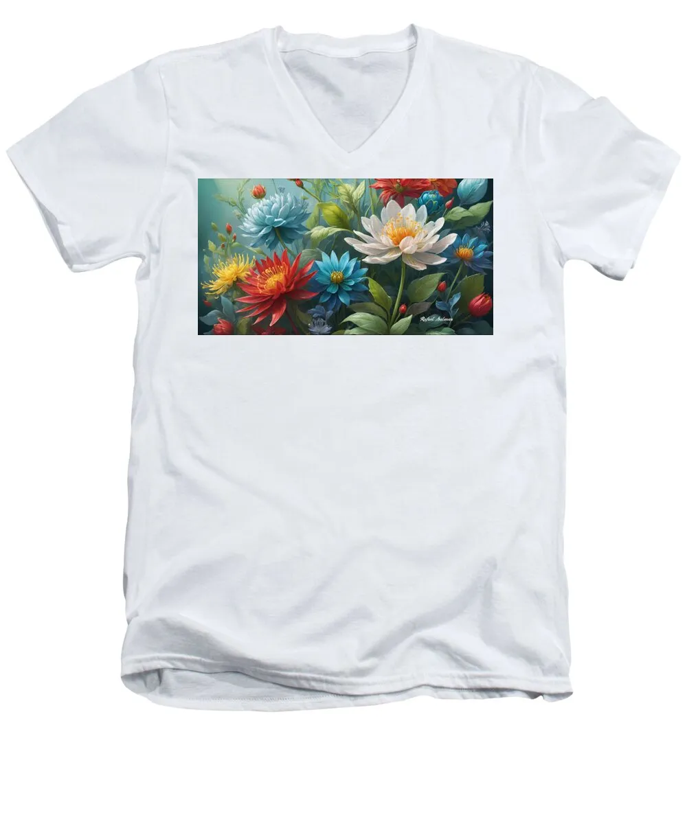 Spring Symphony - Men's V-Neck T-Shirt