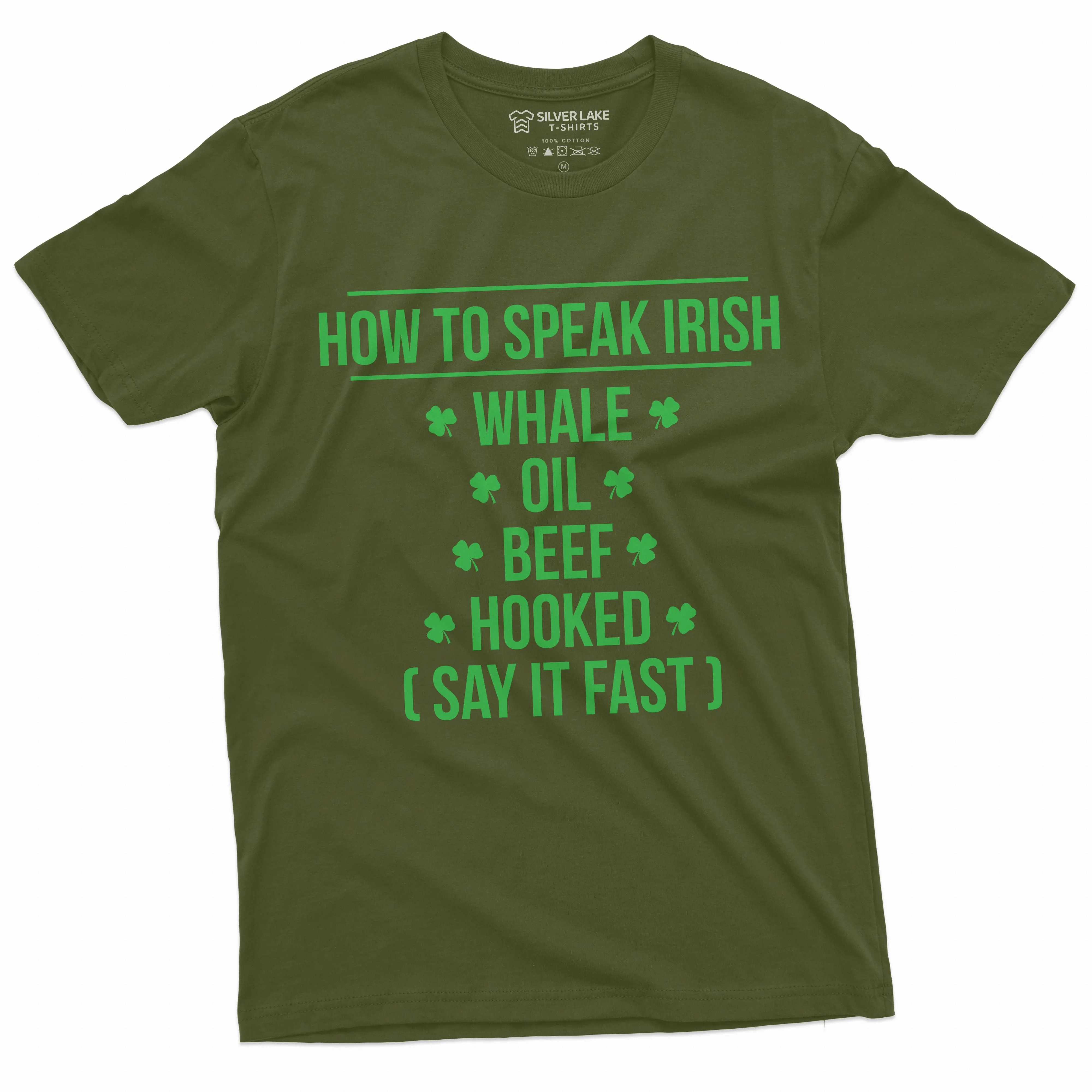 St. Patrick's Day funny T-shirt how to speak Irish accent Tee party ireland holiday shirt