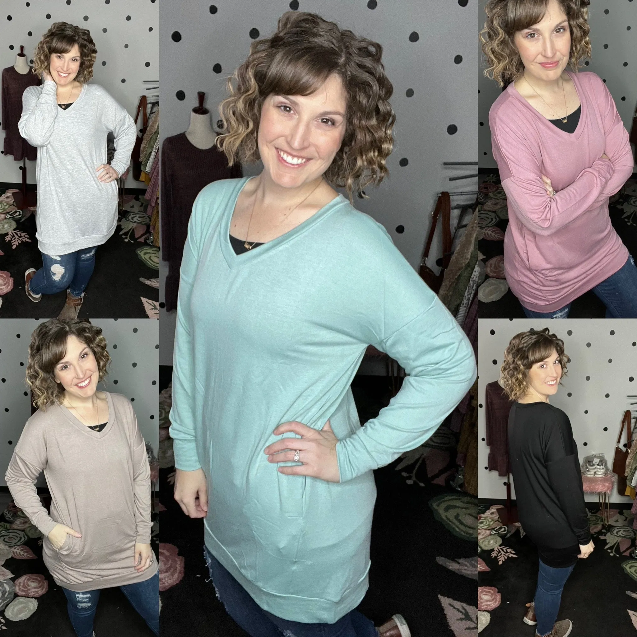 Stephanie Sweater Tunic | 5 colors
