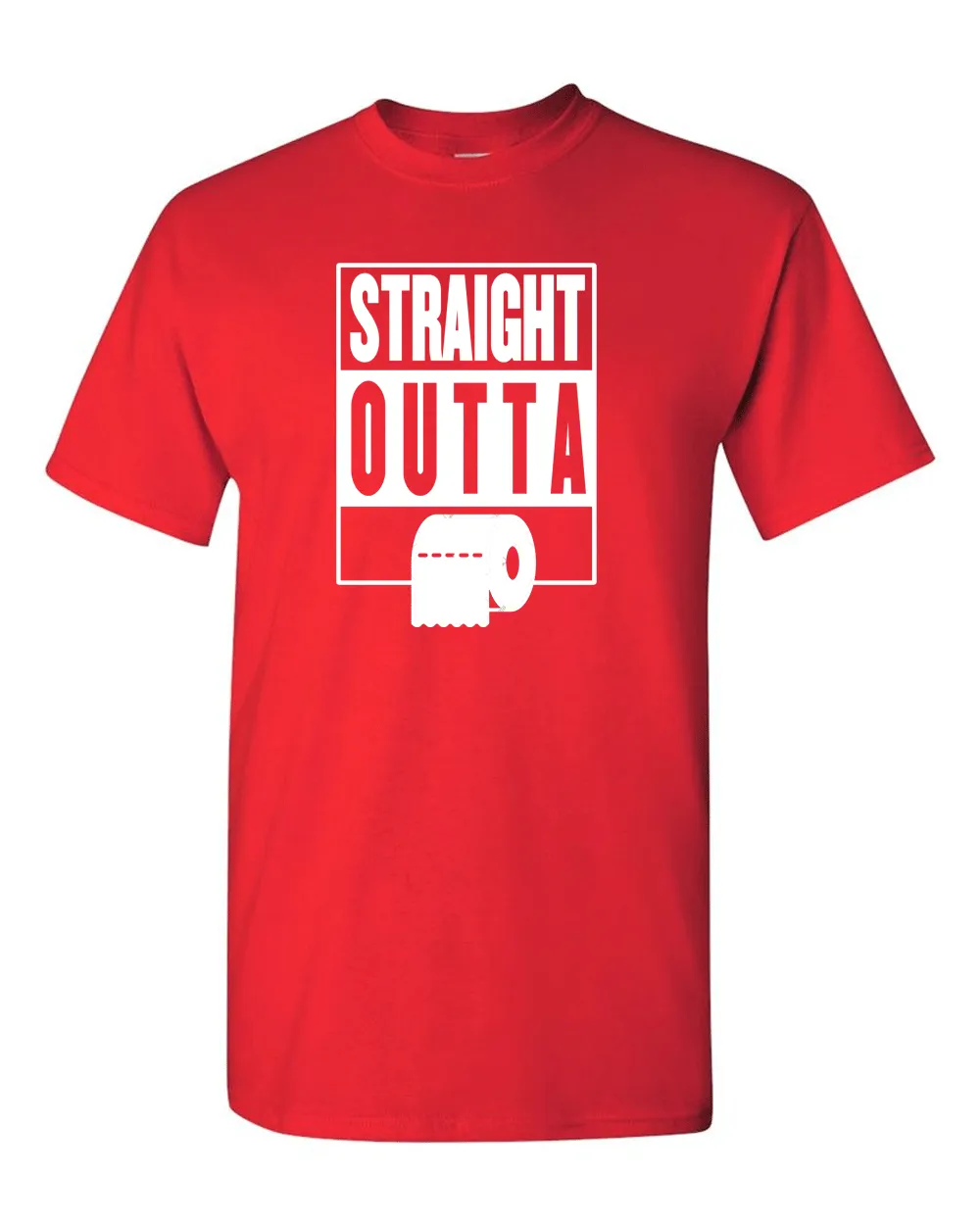 Straight Outta Toilet Paper T-shirt Funny T-shirt Toilet Paper meme Tees
