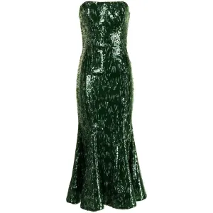 Strapless Sequin Tulled Mini Dress