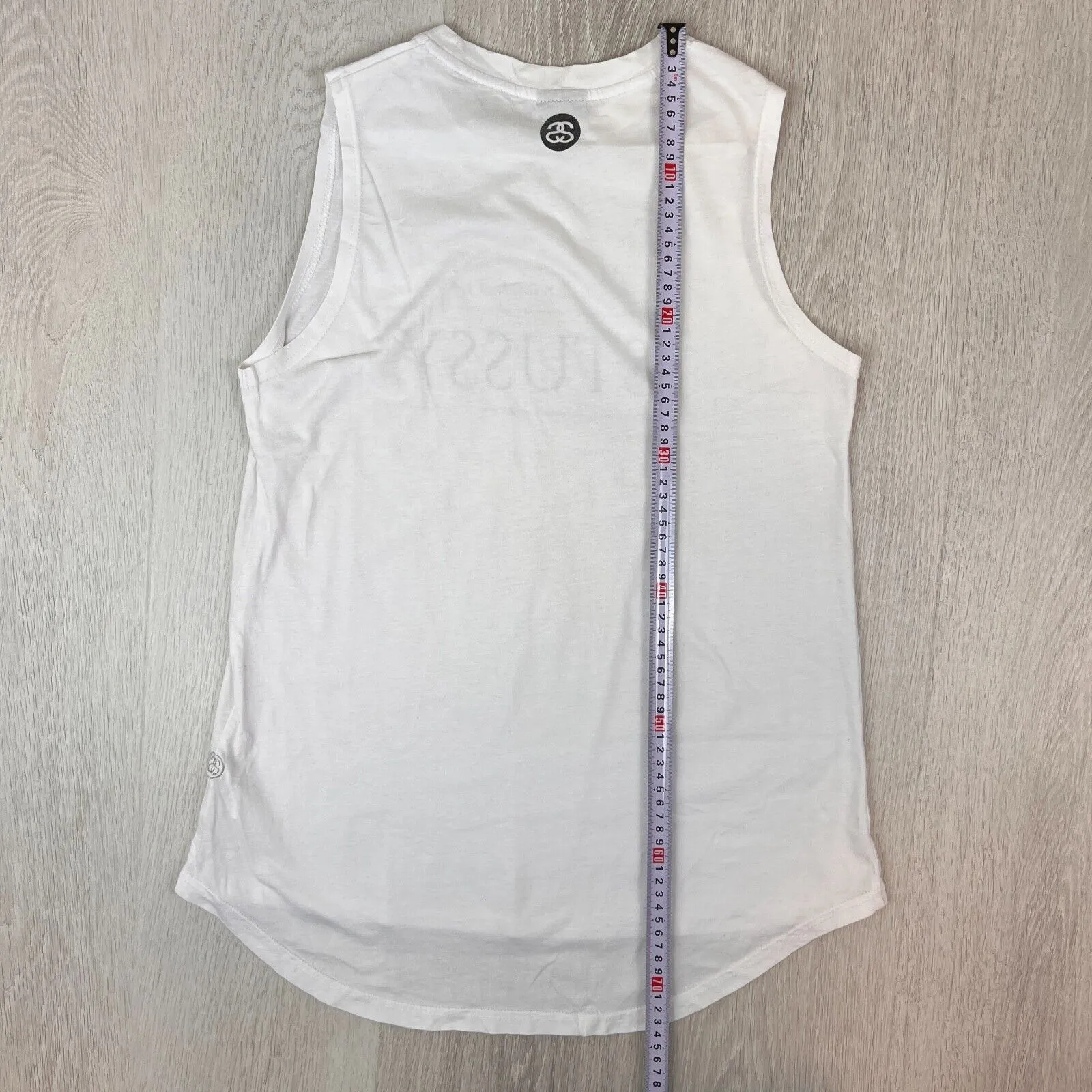 Stussy Womens White Tank Top Size 8