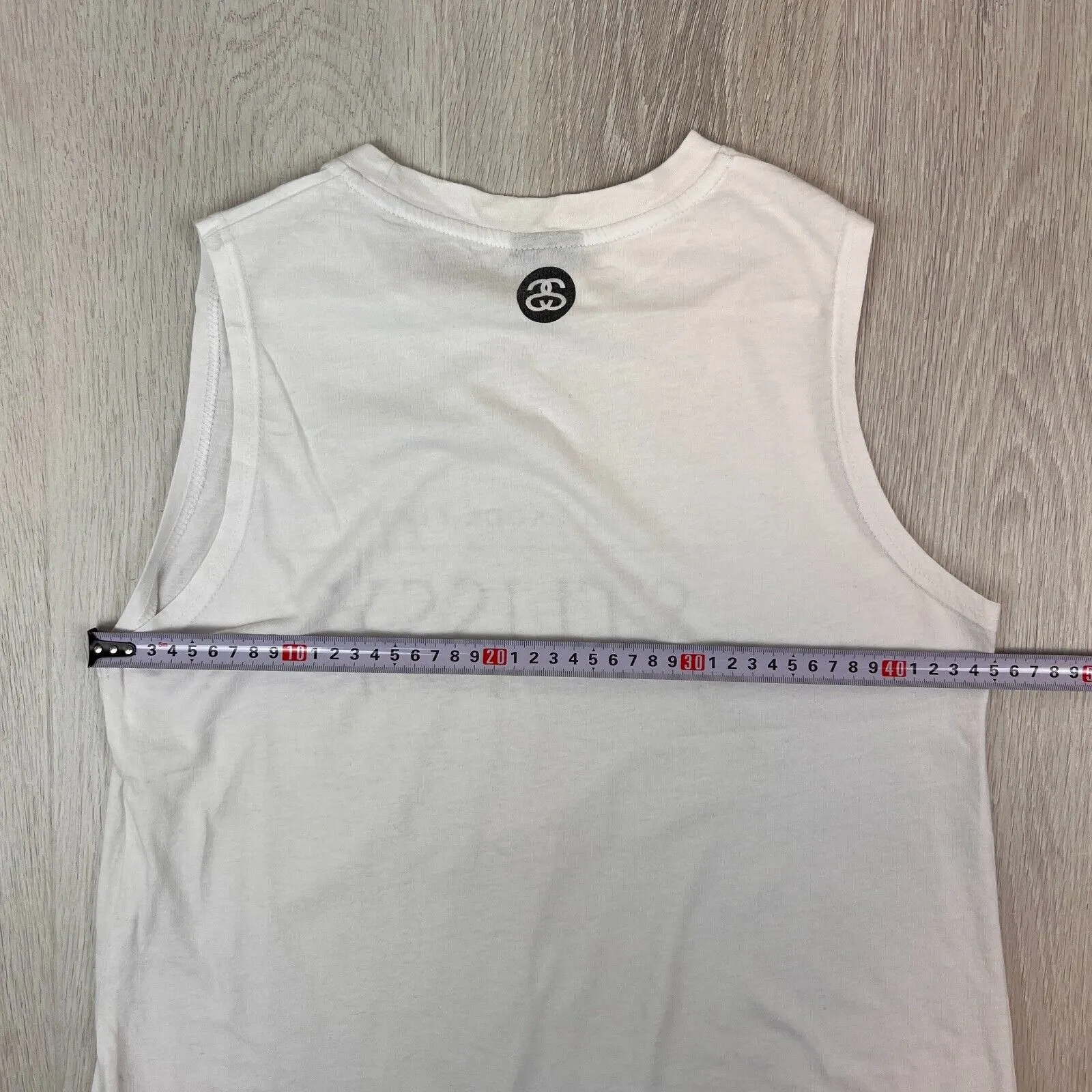 Stussy Womens White Tank Top Size 8