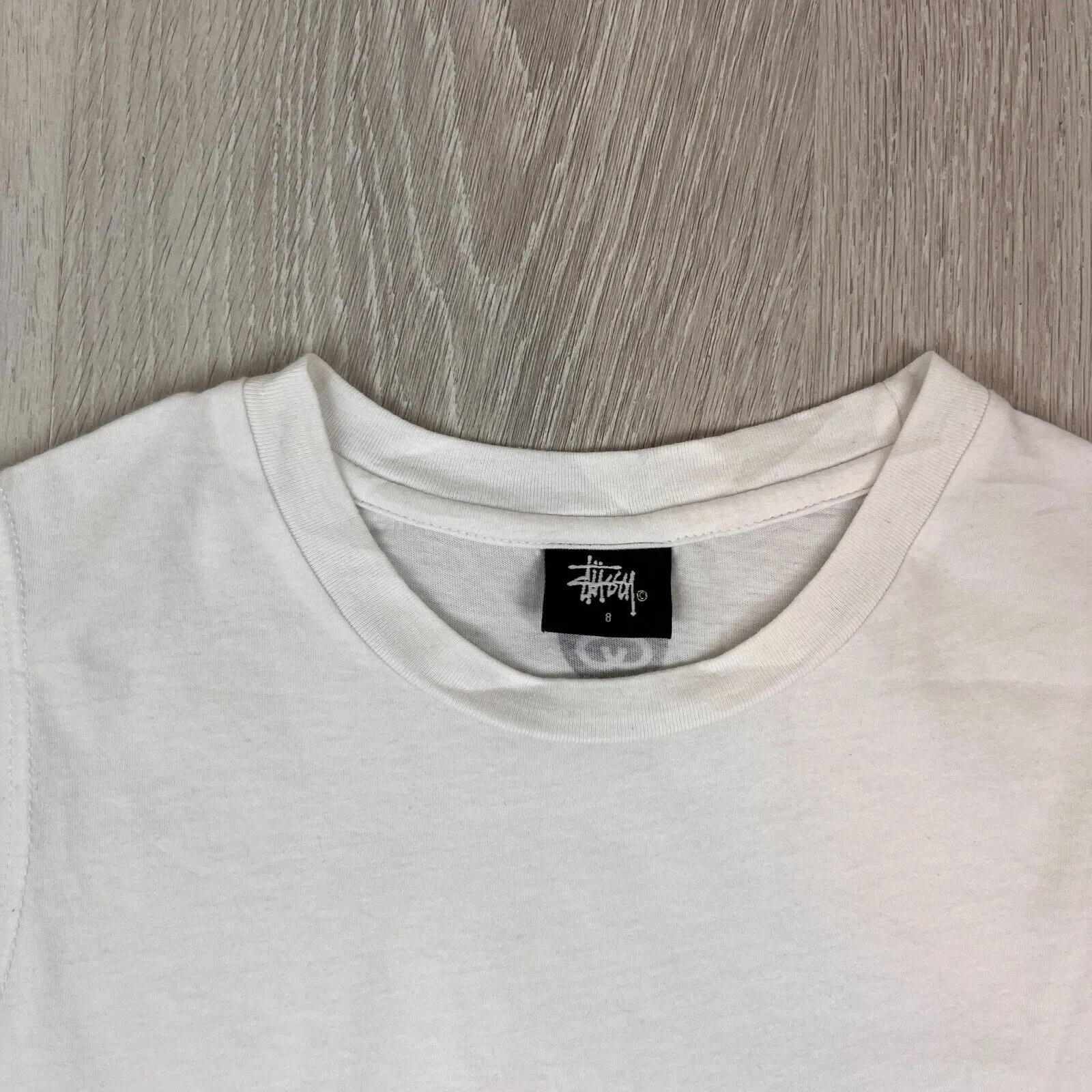 Stussy Womens White Tank Top Size 8