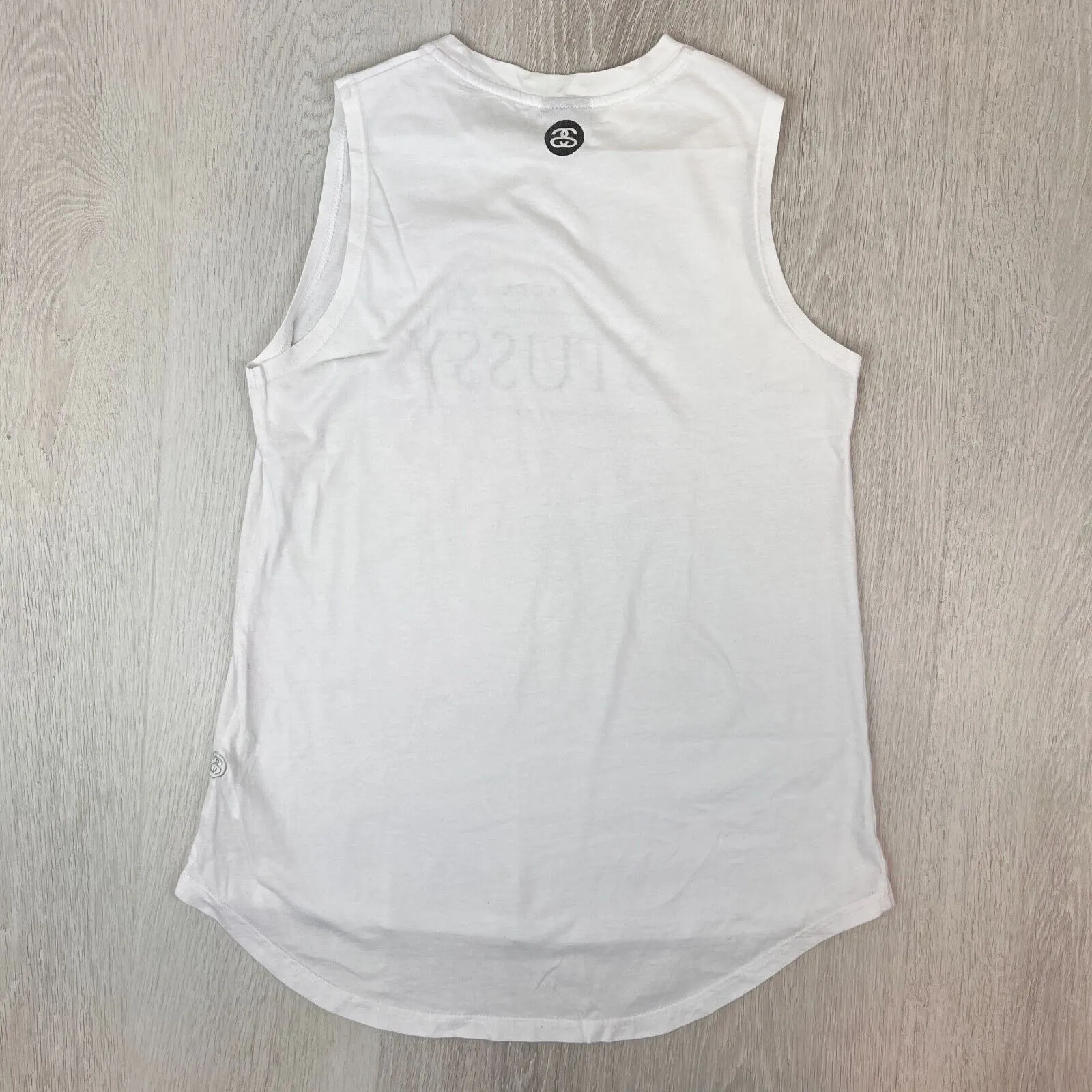 Stussy Womens White Tank Top Size 8
