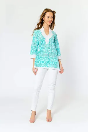 Sulu Madison Tunic in Seafoam
